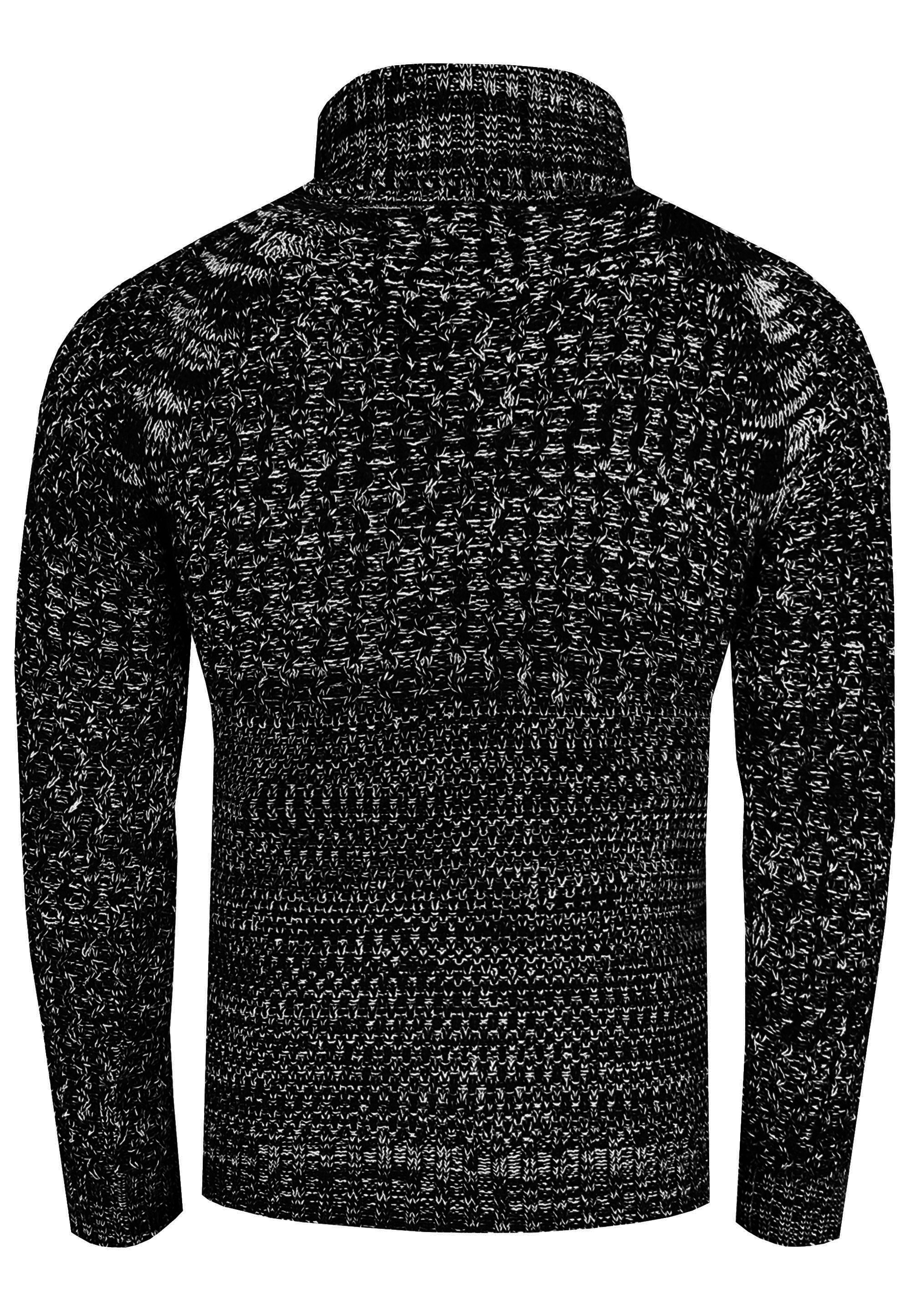 Rusty Neal Strickpullover, mit modischen Zierknöpfen