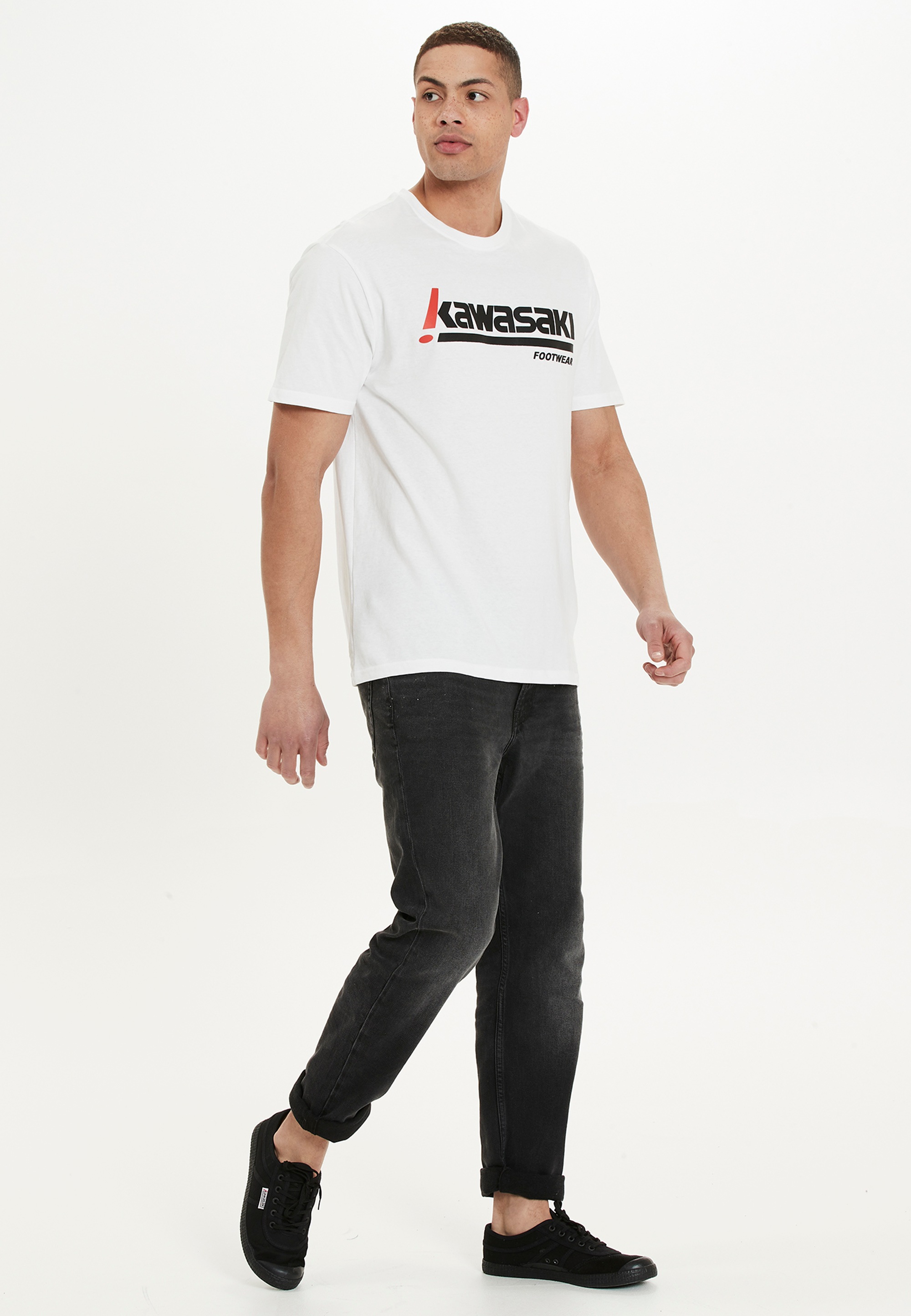 Kawasaki T-Shirt »Kabunga«, mit großem Markenprint