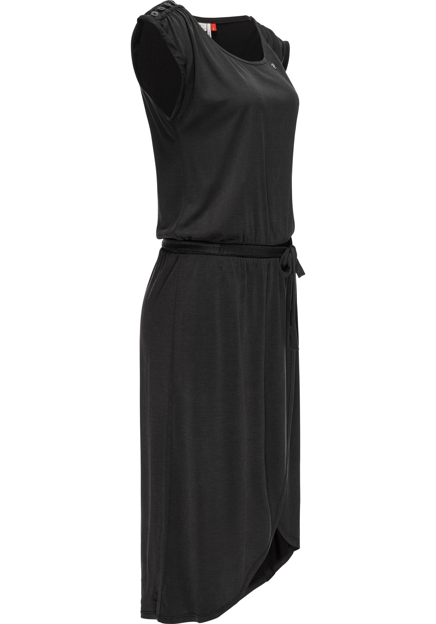 Ragwear Jerseykleid »Ethany«, stylisches, langes Shirtkleid mit Bindegürtel
