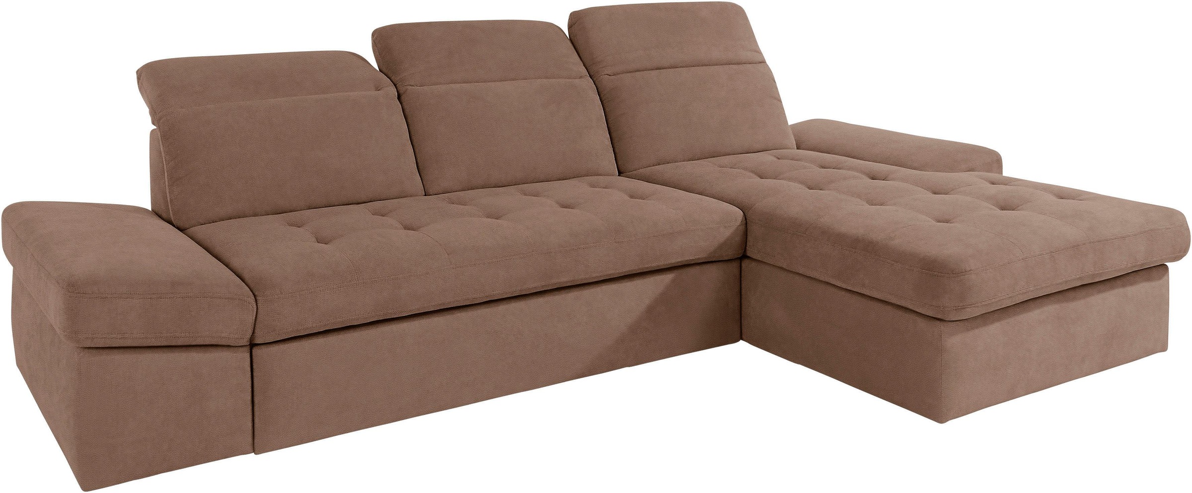 sit&more Ecksofa »Stardust L-Form«, wahlweise mit Bettfunktion und Bettkasten
