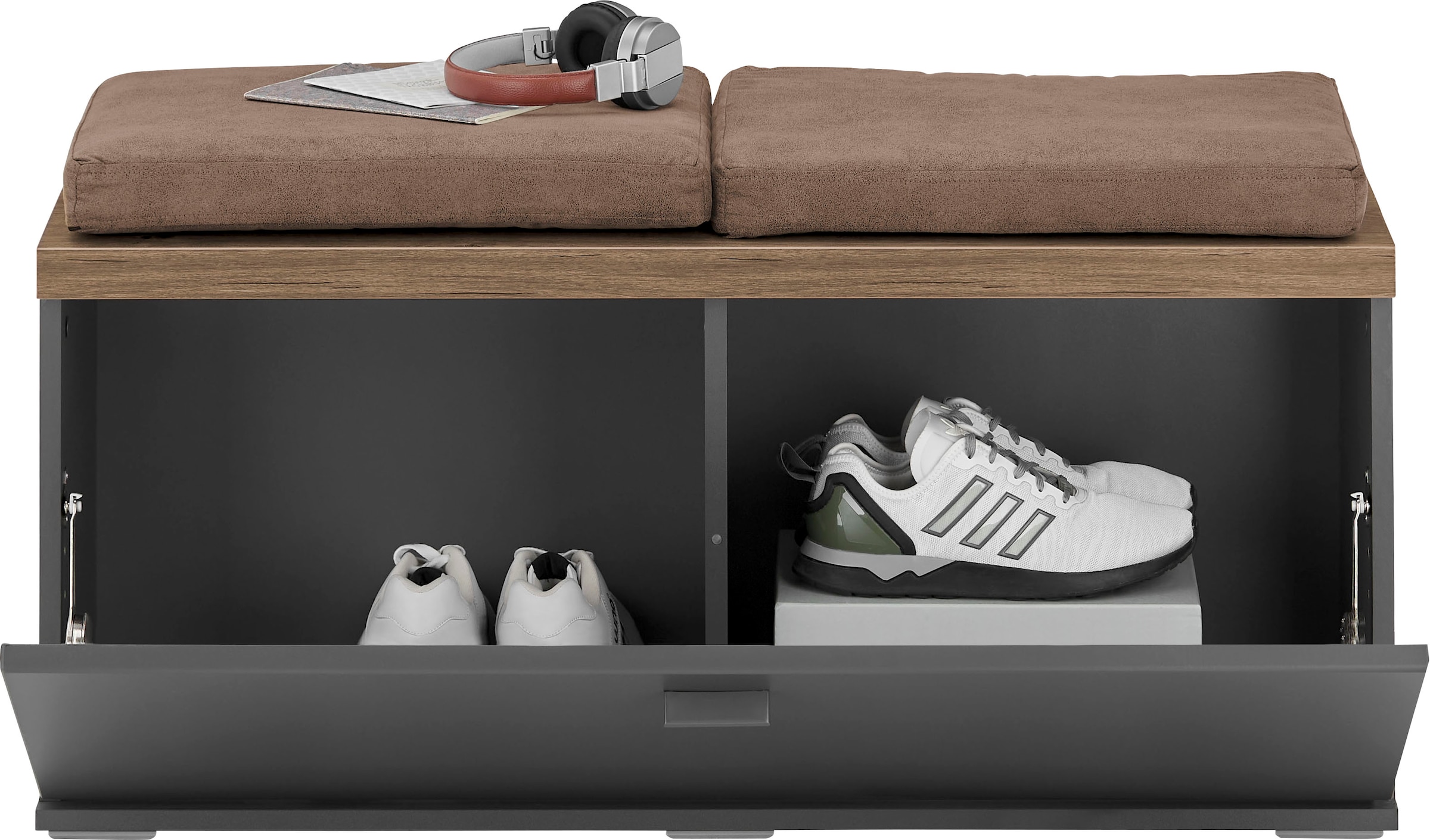 set one by Musterring Sitzbank »Lancaster Dielen« mit einer Klappe, in zwei Farben erhältlich, B 100 x H 44 cm