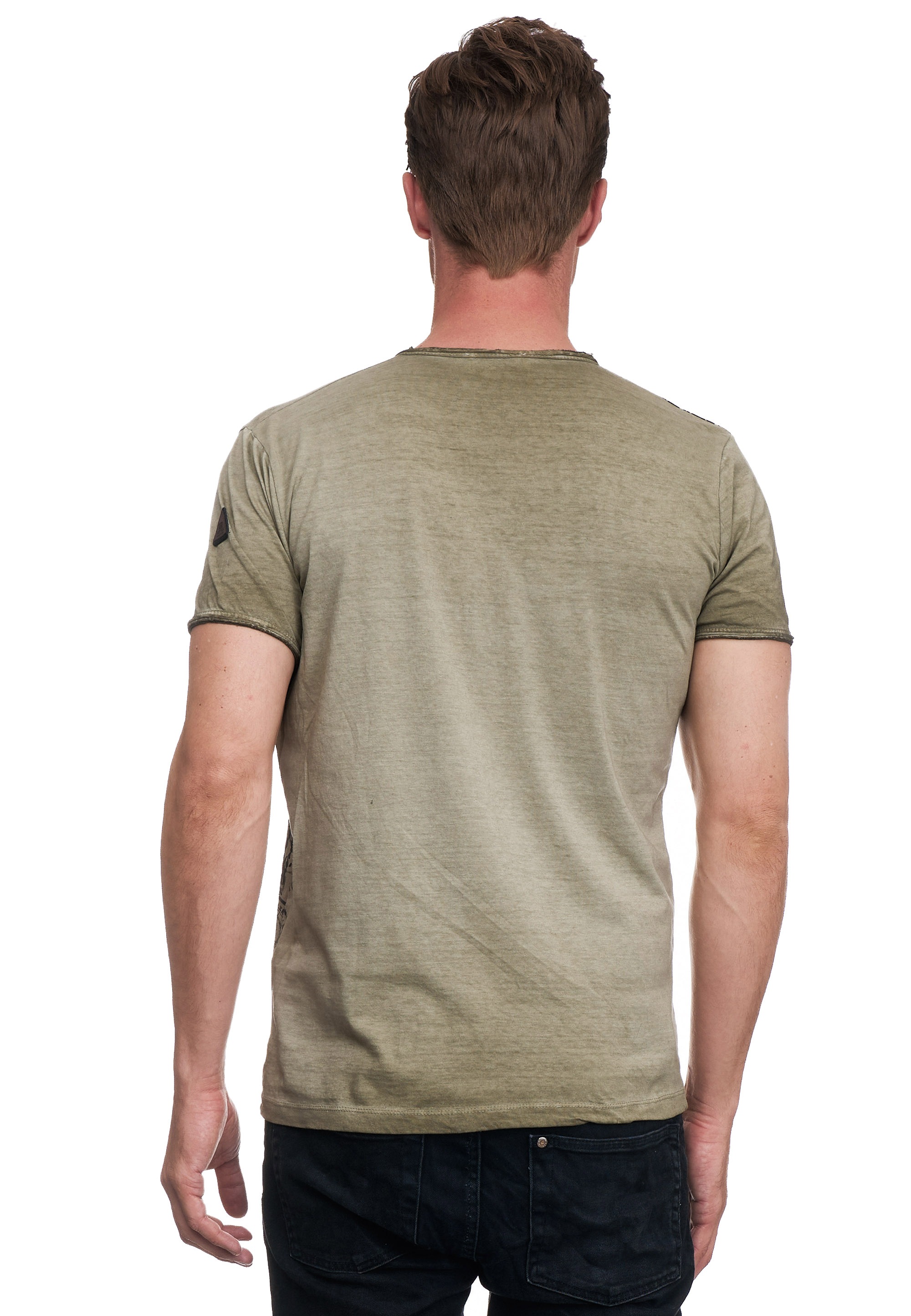 T-Shirt, für Neal BAUR Print ▷ mit Rusty seitlichem |