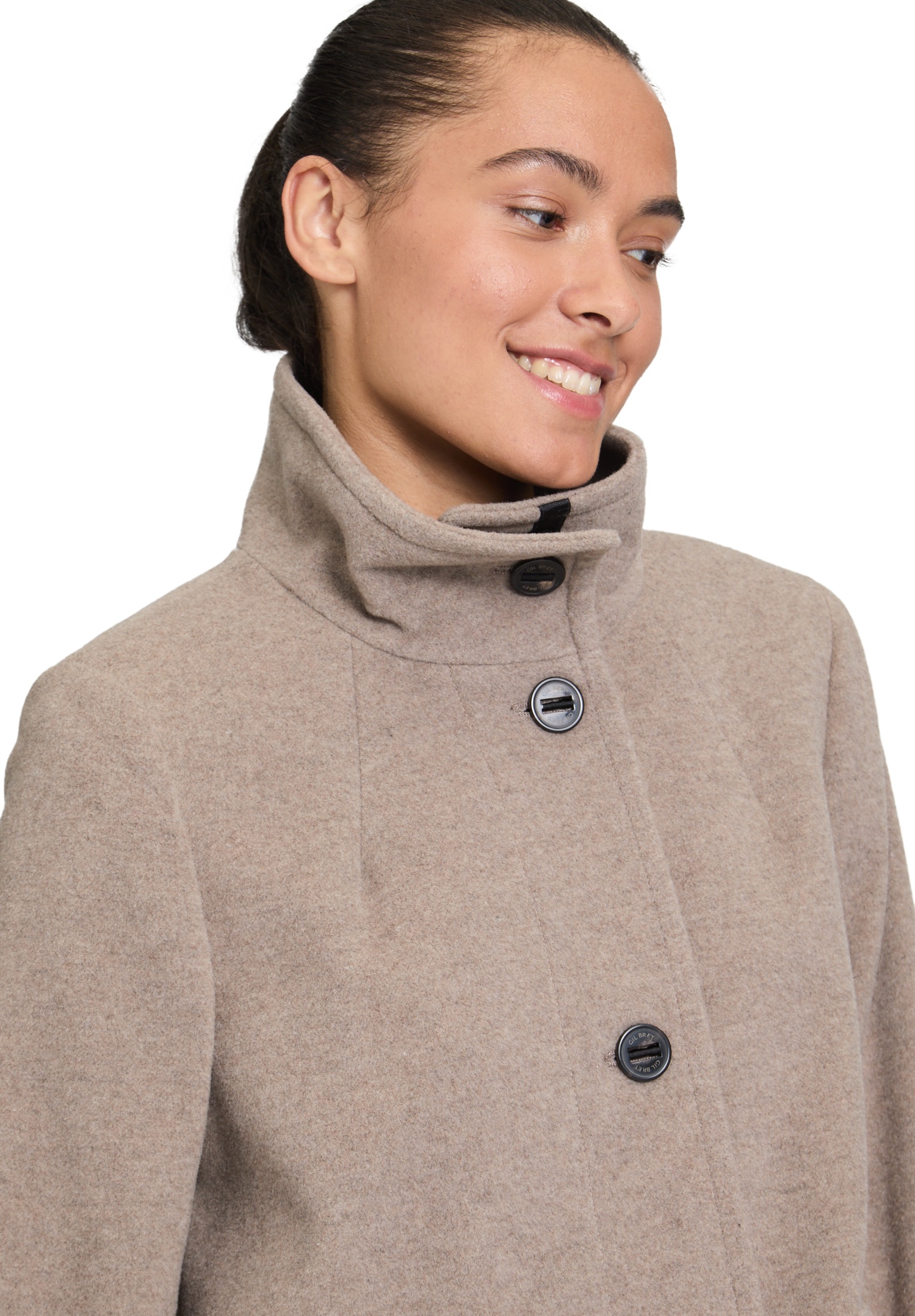 Thumbnail - Gil Bret Wolljacke ohne Kapuze mit Taschen