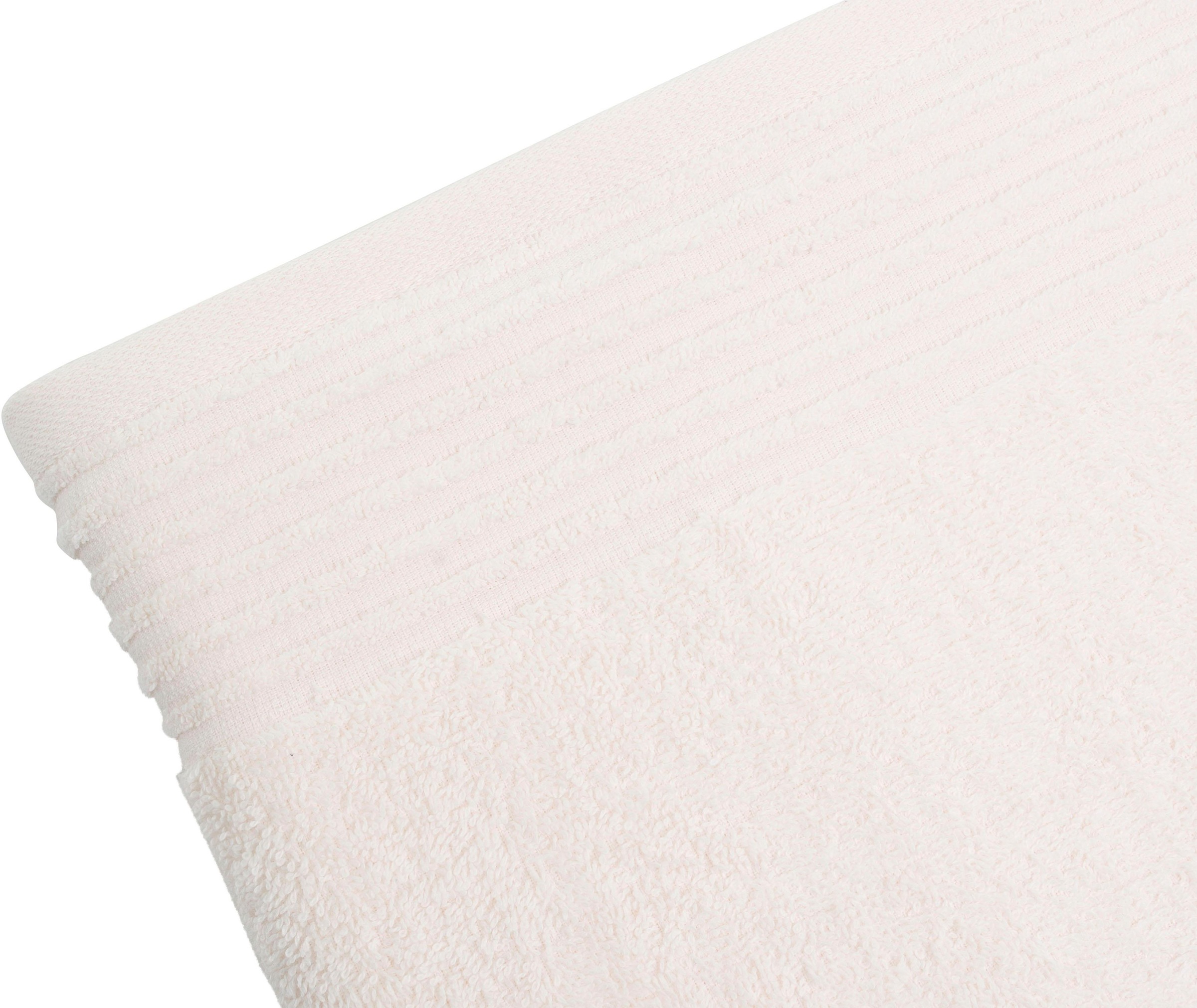 Thumbnail - Gözze Gästehandtücher "Hanna" Set, Uni Farben, strukturierte Bordüre, 100% Baumwolle