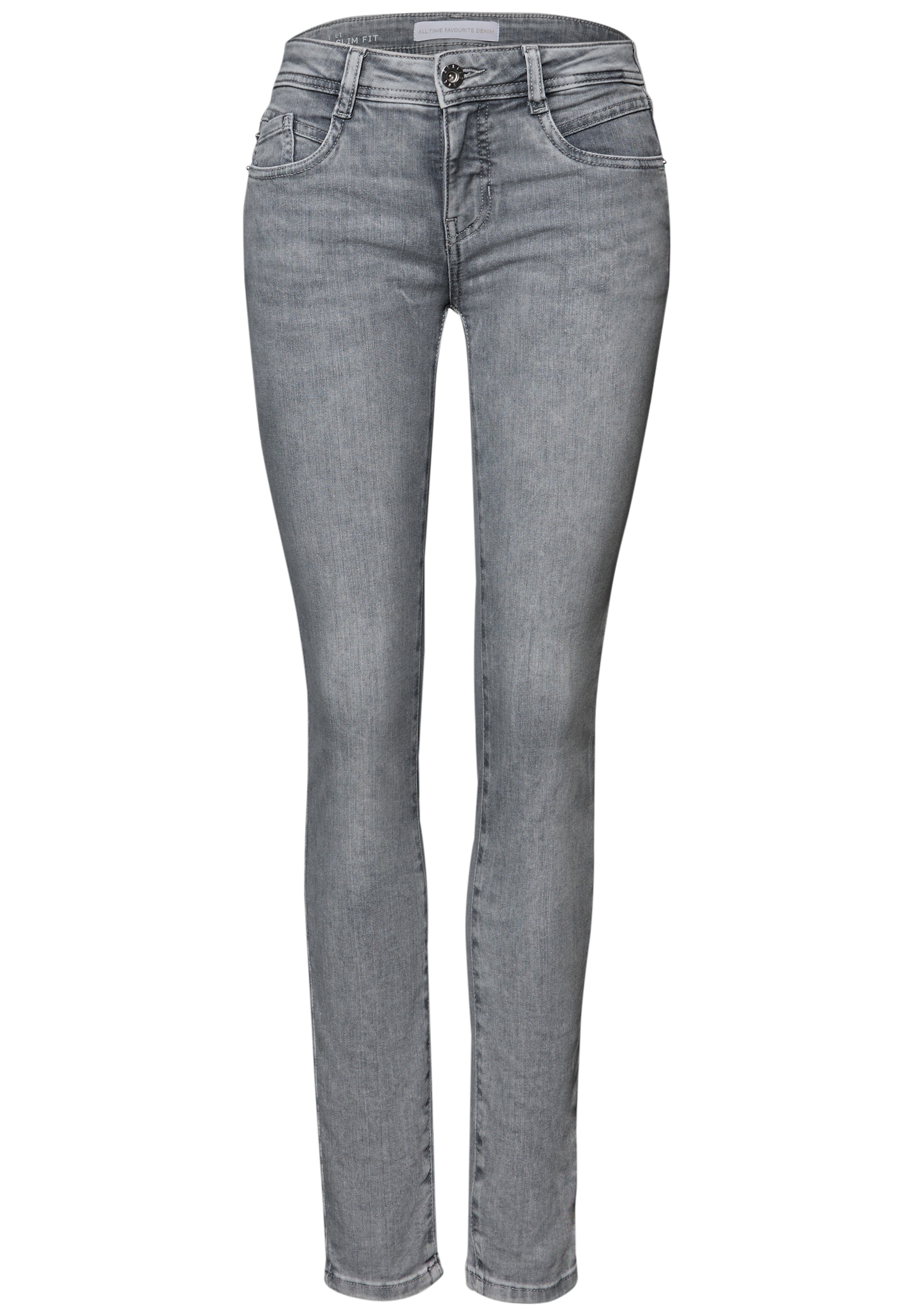 STREET ONE Slim-fit-Jeans im Denim Look