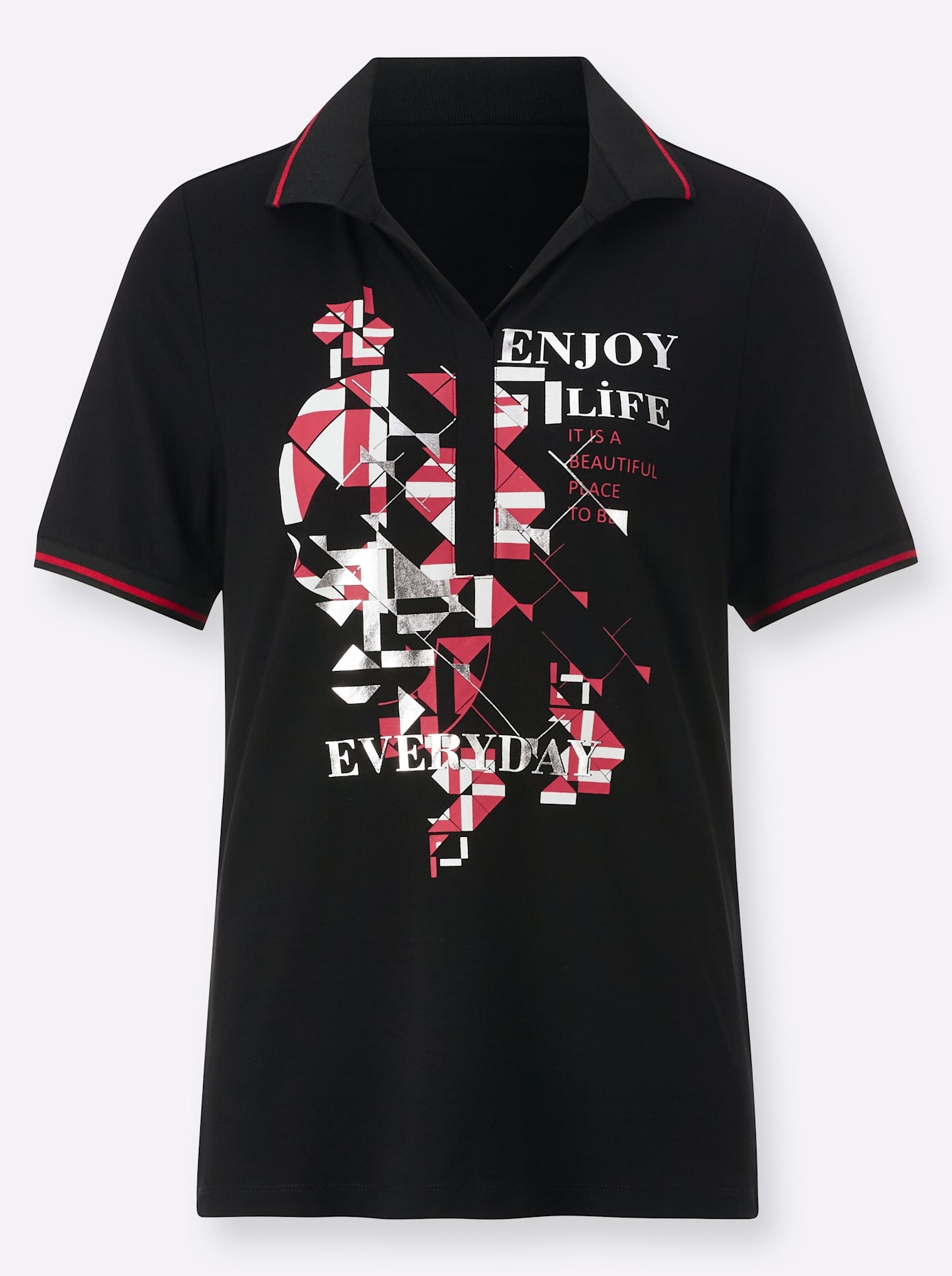 Inspirationen Poloshirt »Poloshirt«, (1 tlg.)