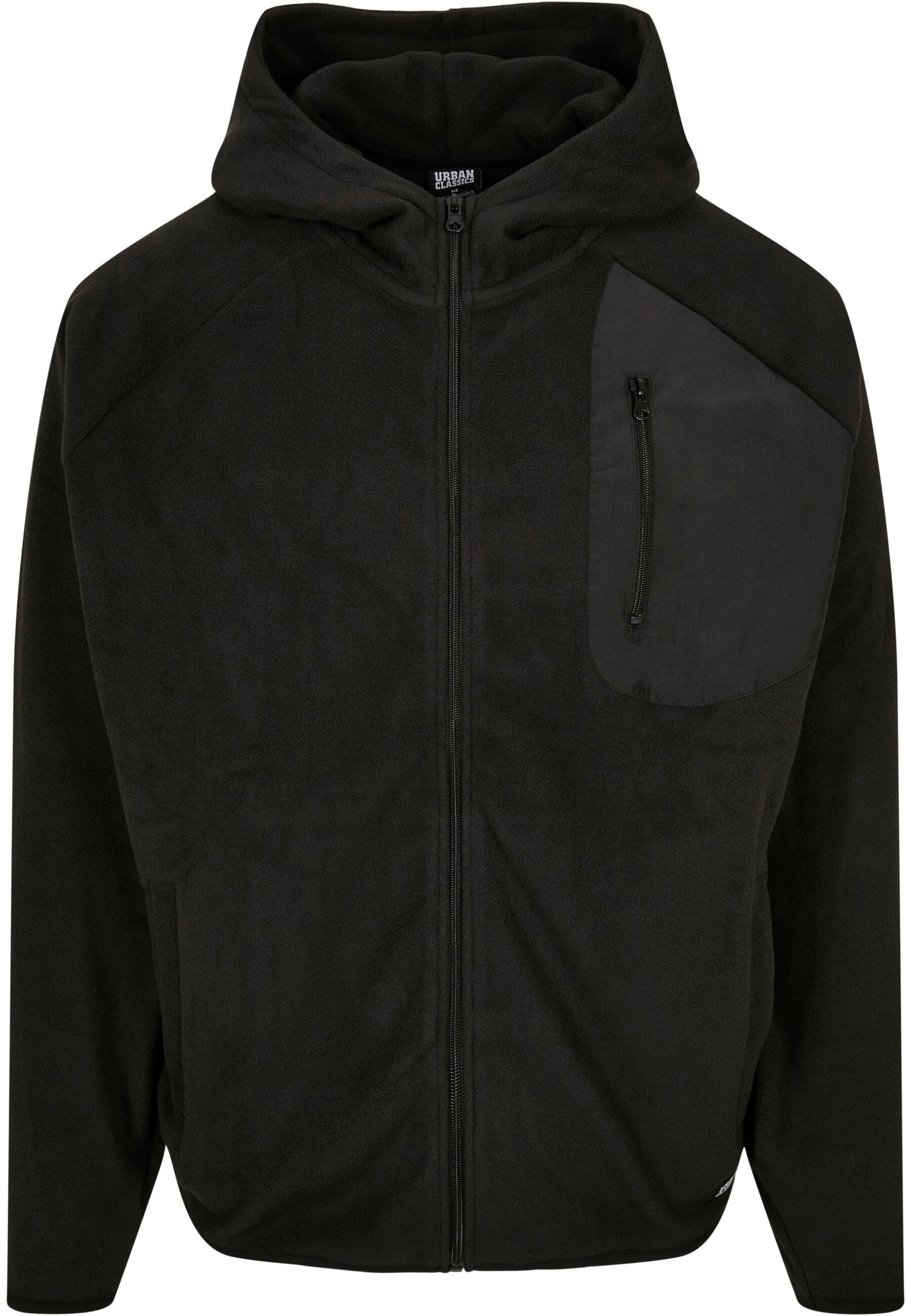 URBAN CLASSICS Sweatjacke "Urban Classics Herren Polar Fleece Zip Hoody" günstig online kaufen