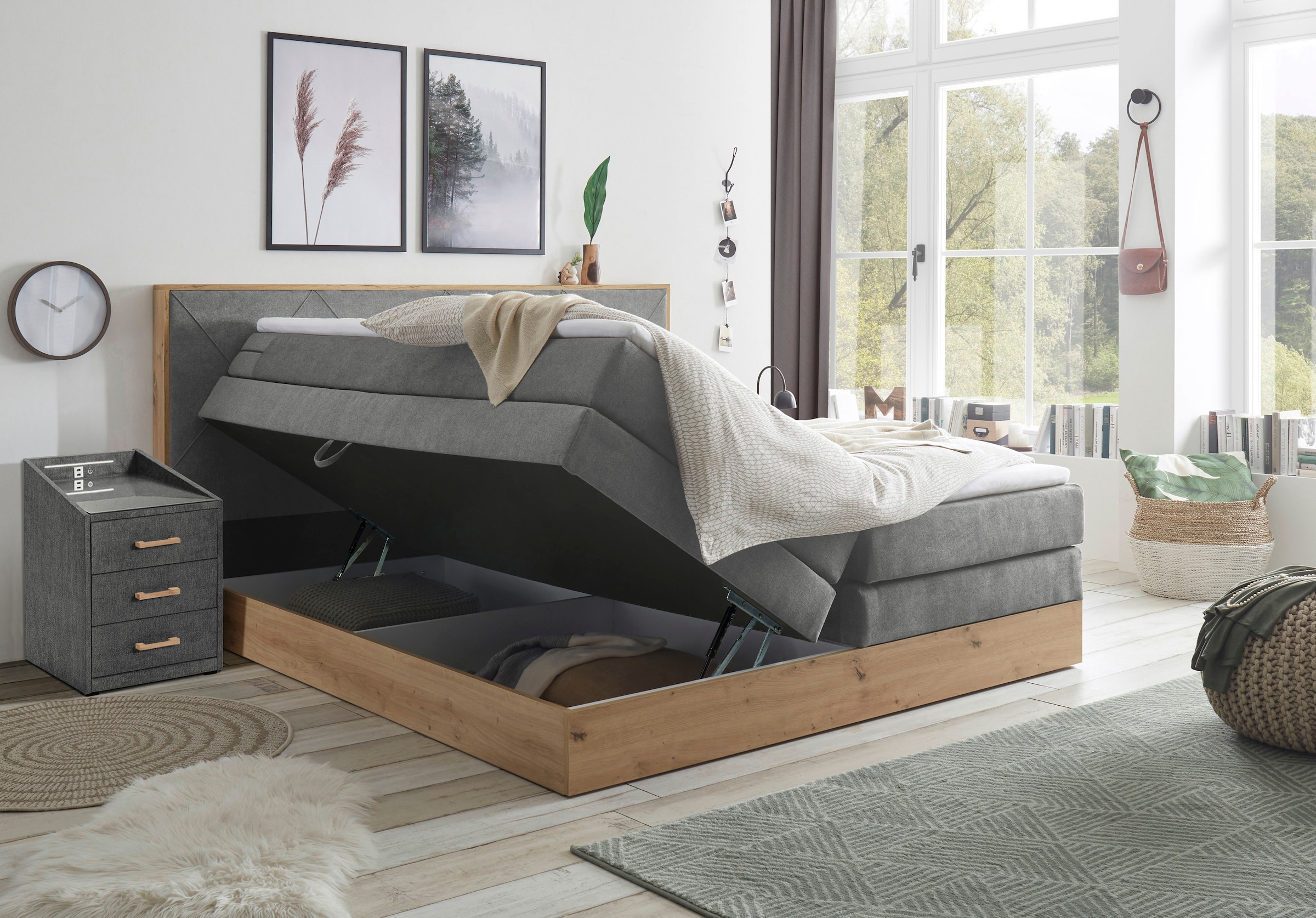 ED EXCITING DESIGN Boxspringbett Topper | »Bellevue«, BAUR Bettkasten inkl. und