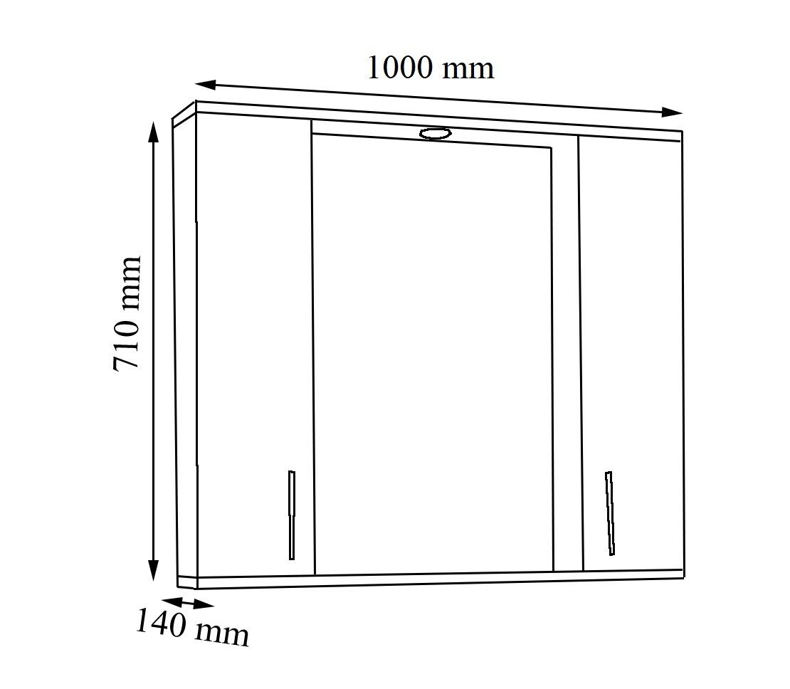 VCM Waschtisch »4-tlg. Waschplatz Waschtisch Schubladen Silora XL« 4 Stk. tlg.