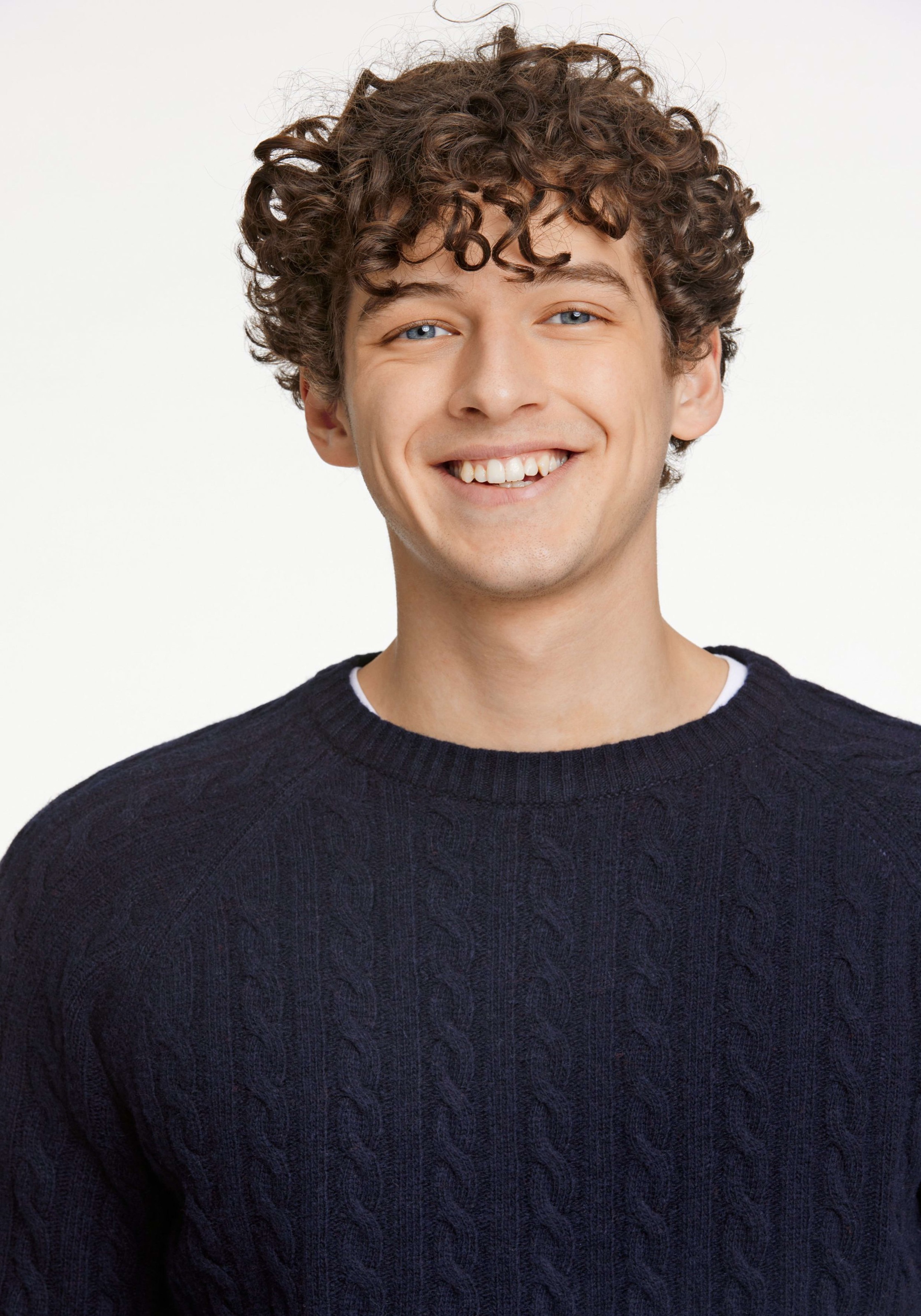 Thumbnail - LINDBERGH Strickpullover mit Zopfmuster, hoher Wollanteil