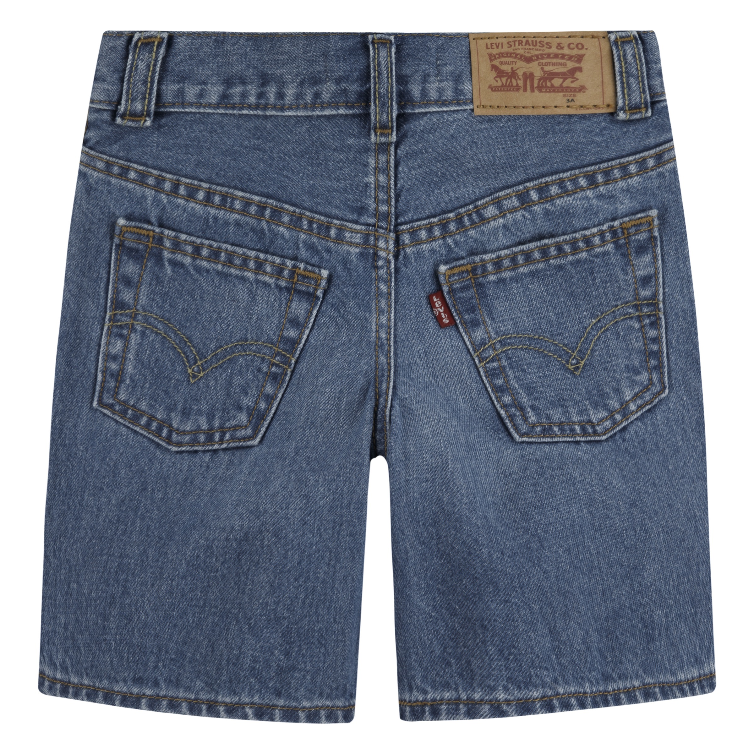 Levi's® Kids Jeansshorts, aus robustem Baumwolldenim