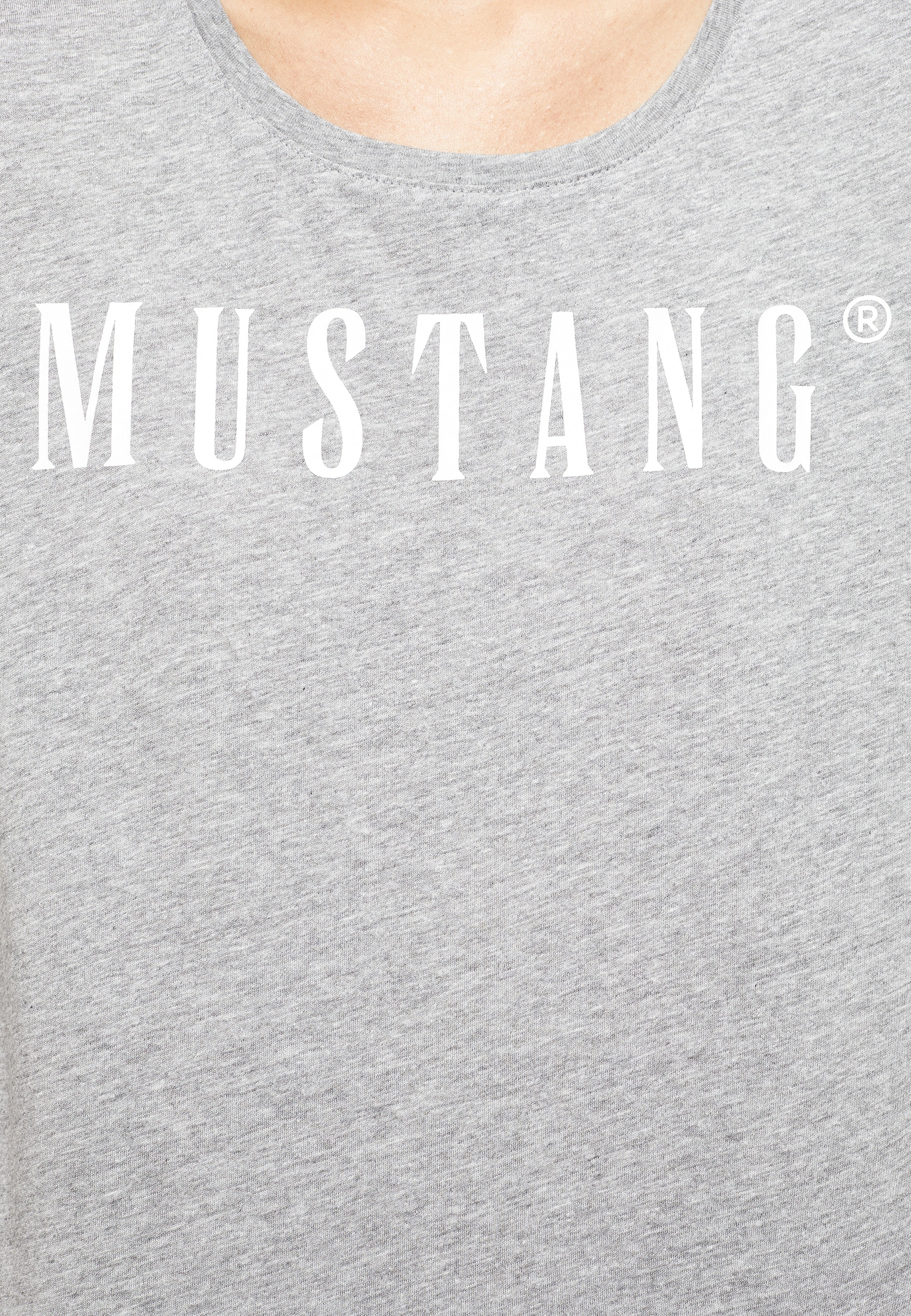 MUSTANG Kurzarmshirt "T-Shirt" günstig online kaufen