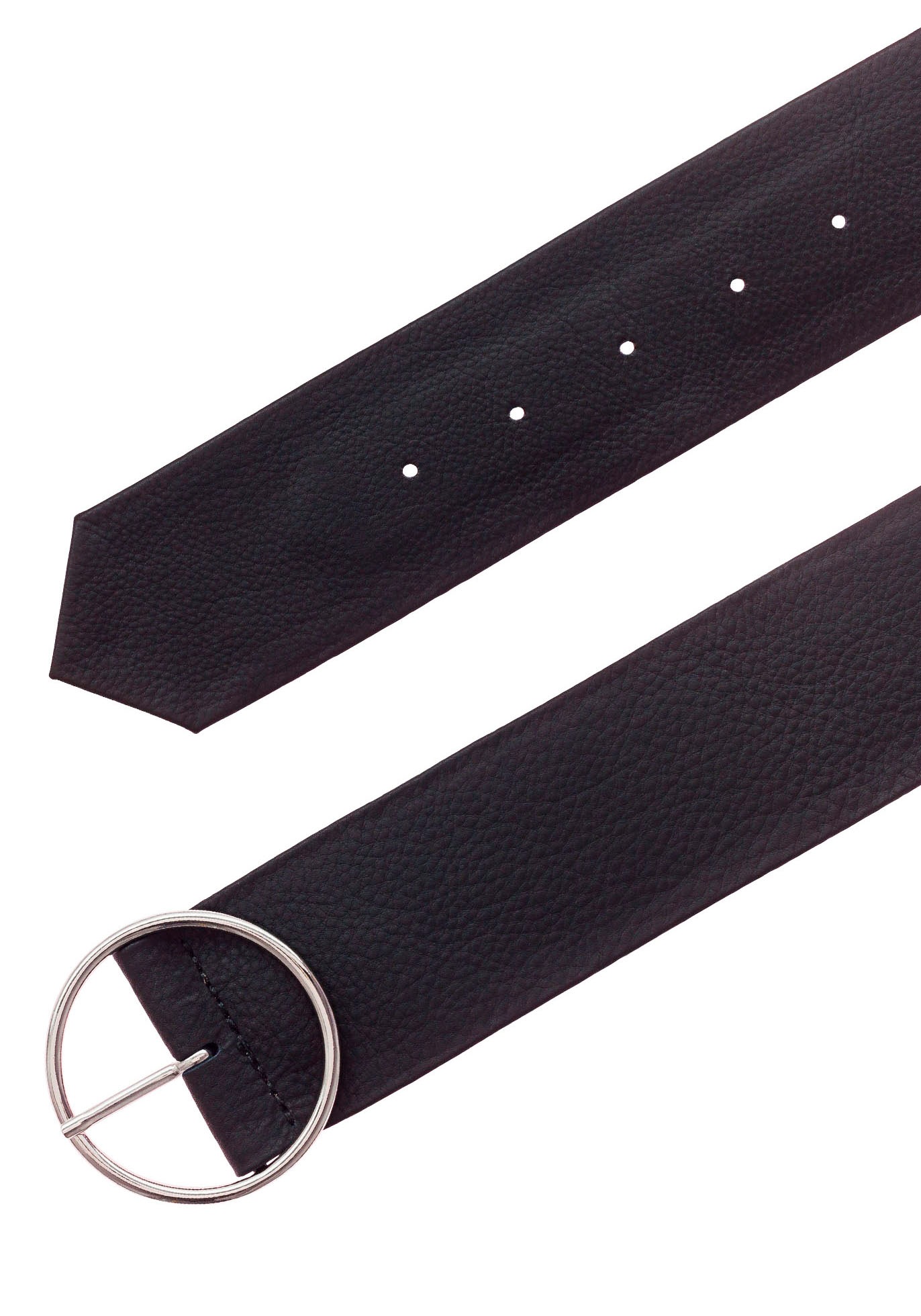 Thumbnail - Tamaris Taillengürtel Tailliengürtel mit schlichter Dornschließe in glänzendem Silber