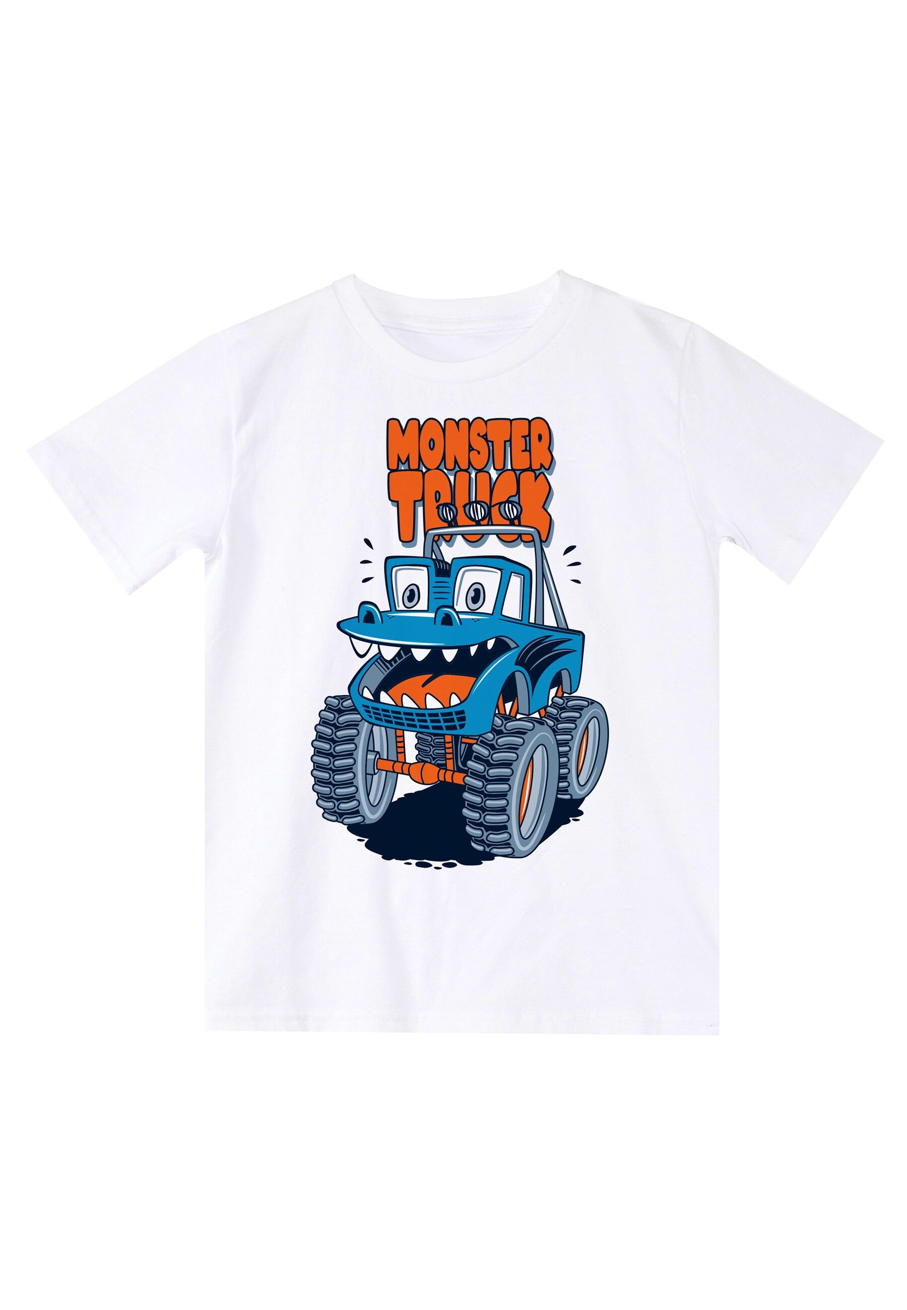 Thumbnail - Denokids Hausanzug "Funny Truck" 2 Stk. tlg., mit Monstertruck-Aufdruck