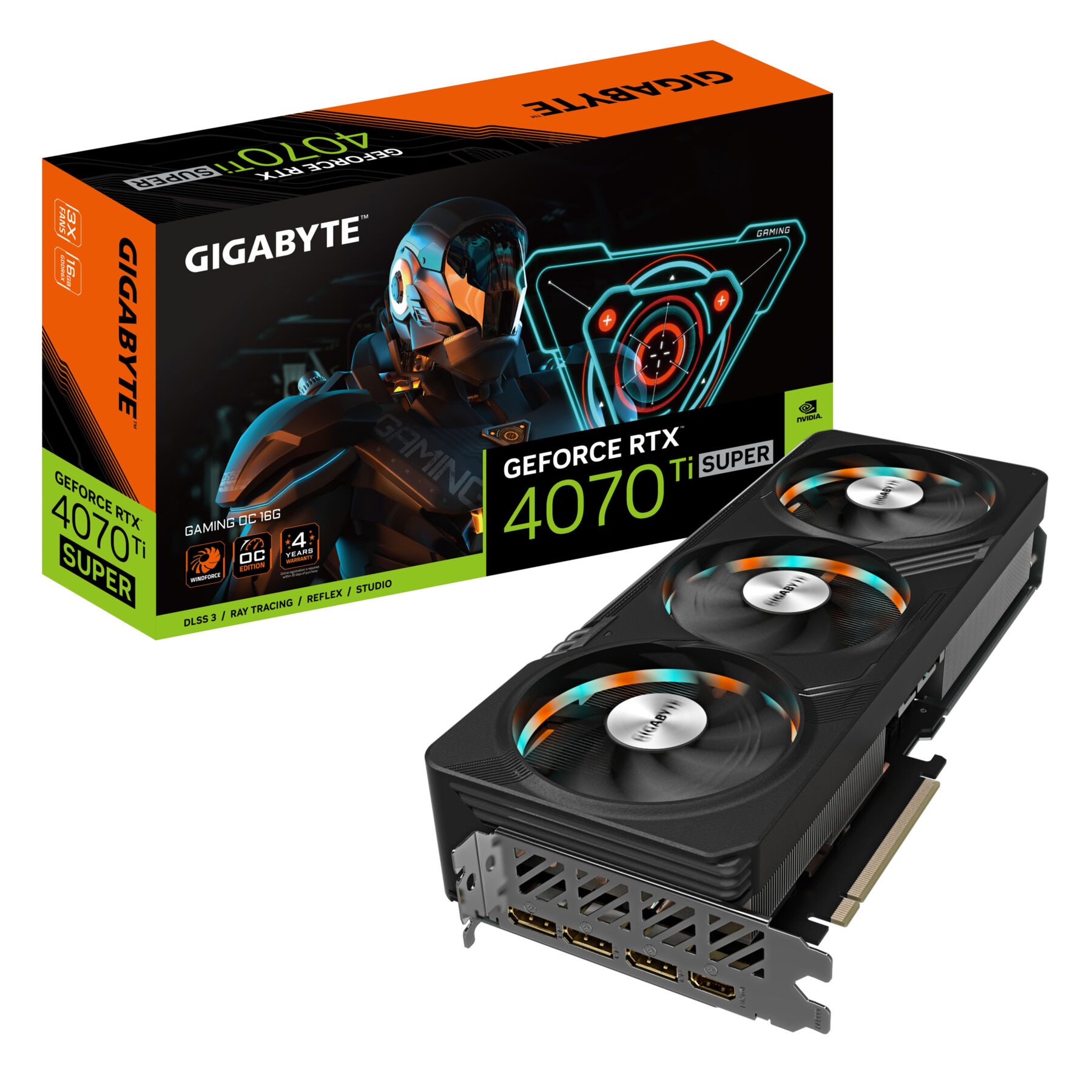 Gigabyte Grafikkarte »GeForce RTX 4070 Ti SUPER GAMING OC 16G«