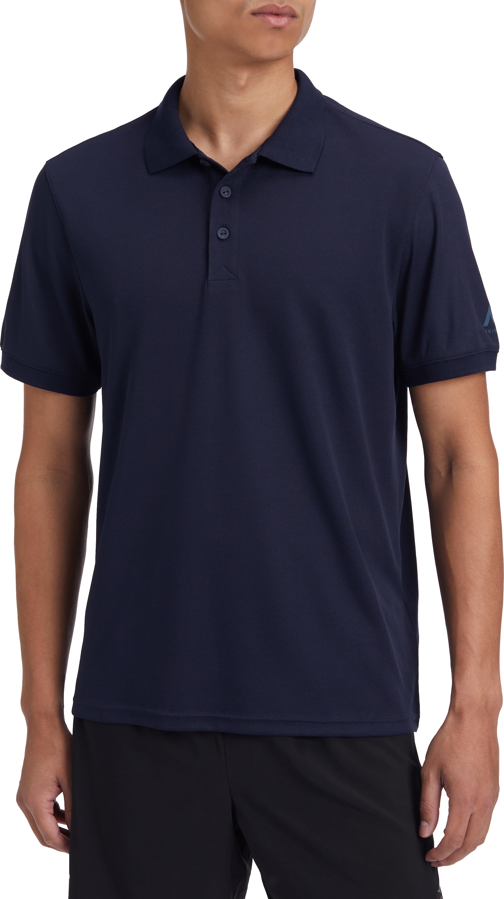 McKINLEY Poloshirt "HE.-POLO LANGO M" für vielseitige Outdoor-Aktivitäten und Alltag, Strickkragen