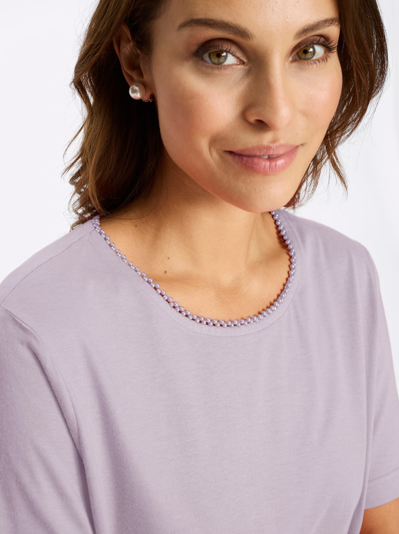 Lady Lilac Round Neck T-Shirt Size 44 7