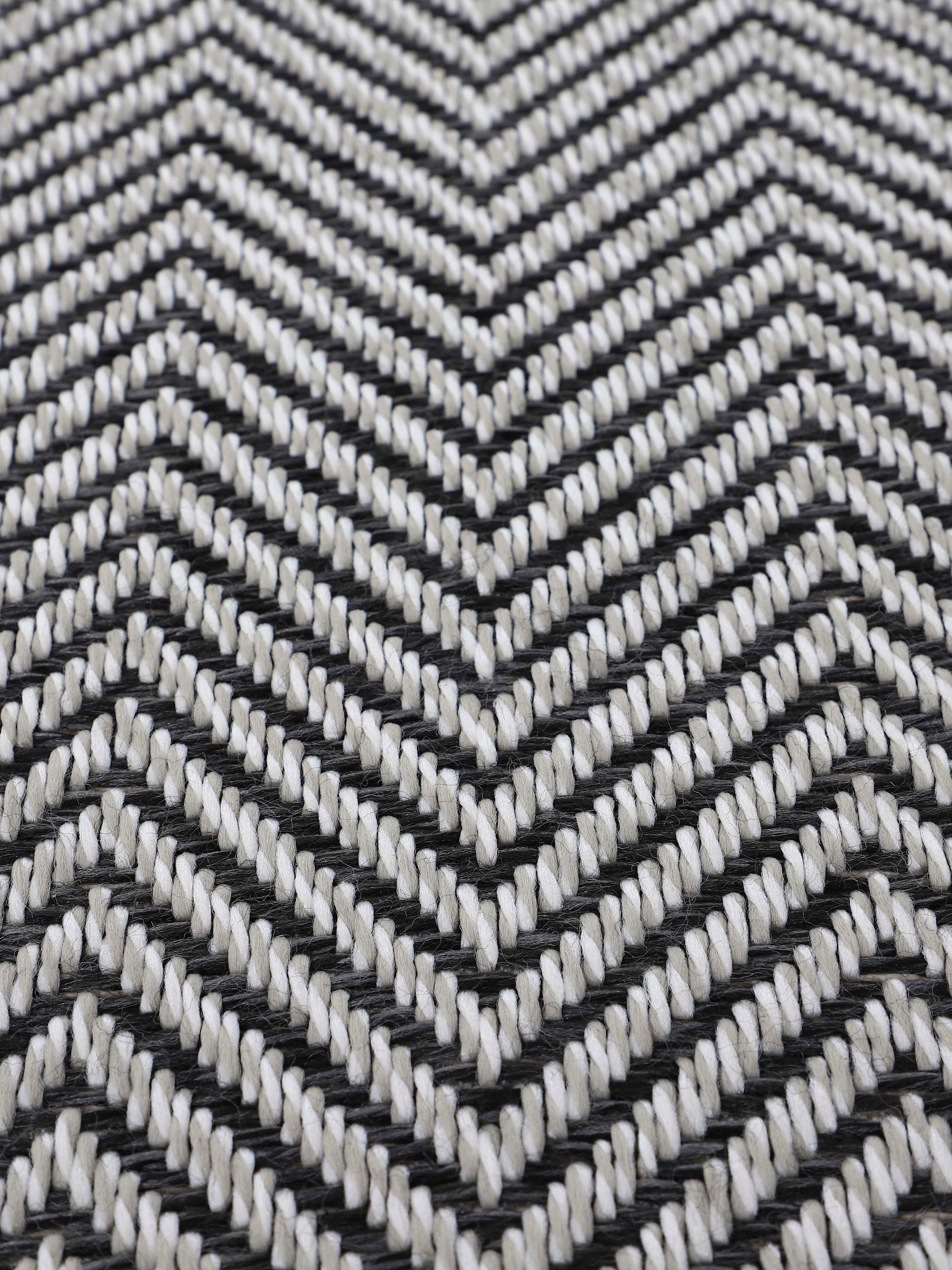 carpetfine Teppich »Boho 106«, rechteckig, 4 mm Höhe, robustes Flachgewebe, Sisal Optik, UV-beständig, Außenbereich