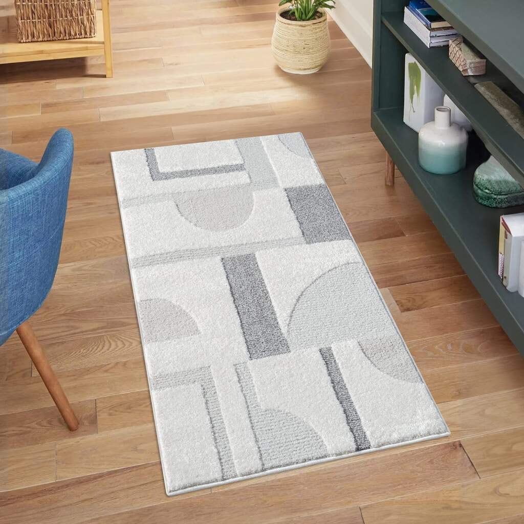 Carpet City Teppich »LOUNGE 9992«, rechteckig, Kurzflor-Teppich Modern, Hoch-Tief-Struktur, Wohnzimmer, Schlafzimmer