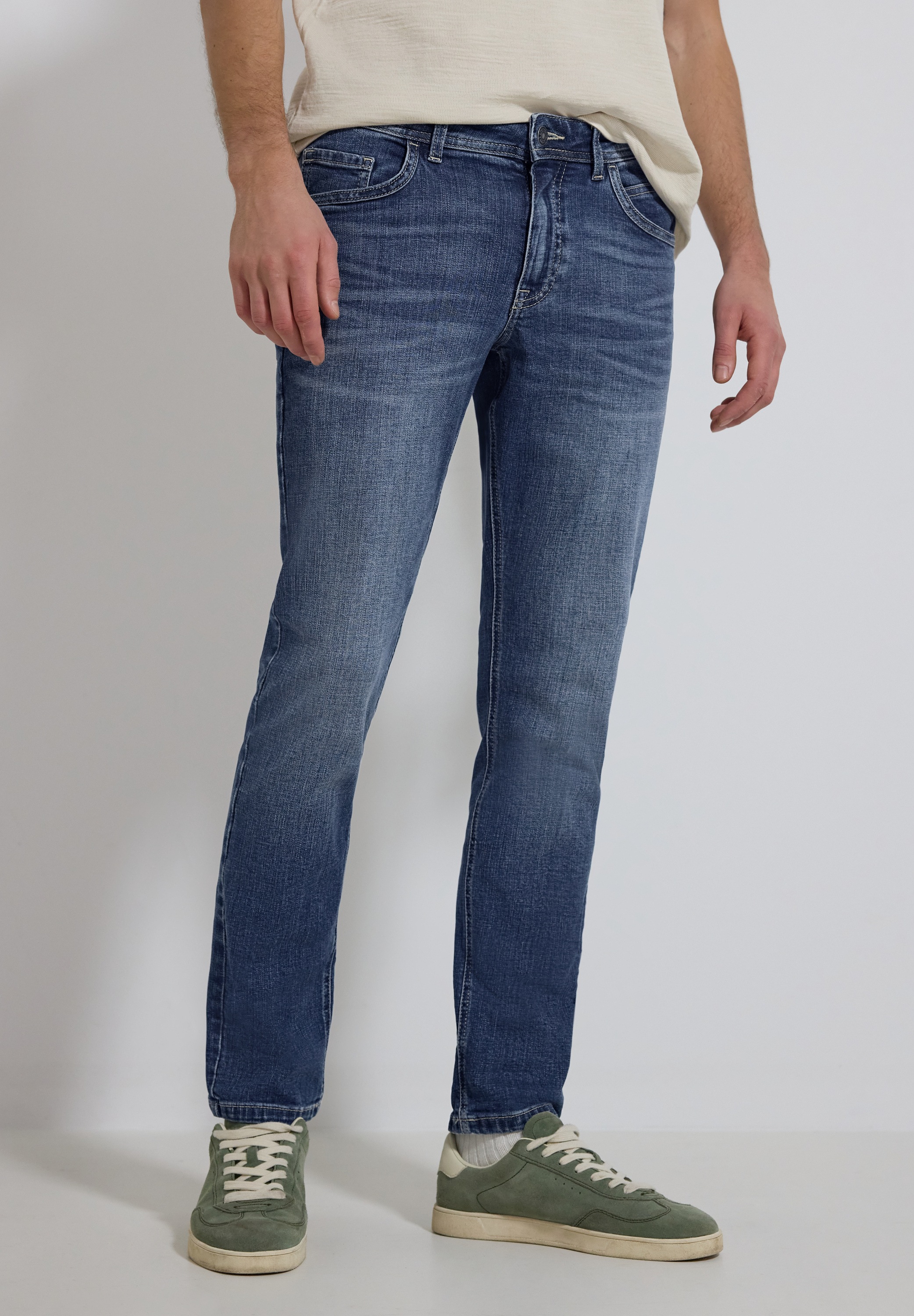STREET ONE MEN Slim-fit-Jeans Middle Waist günstig online kaufen