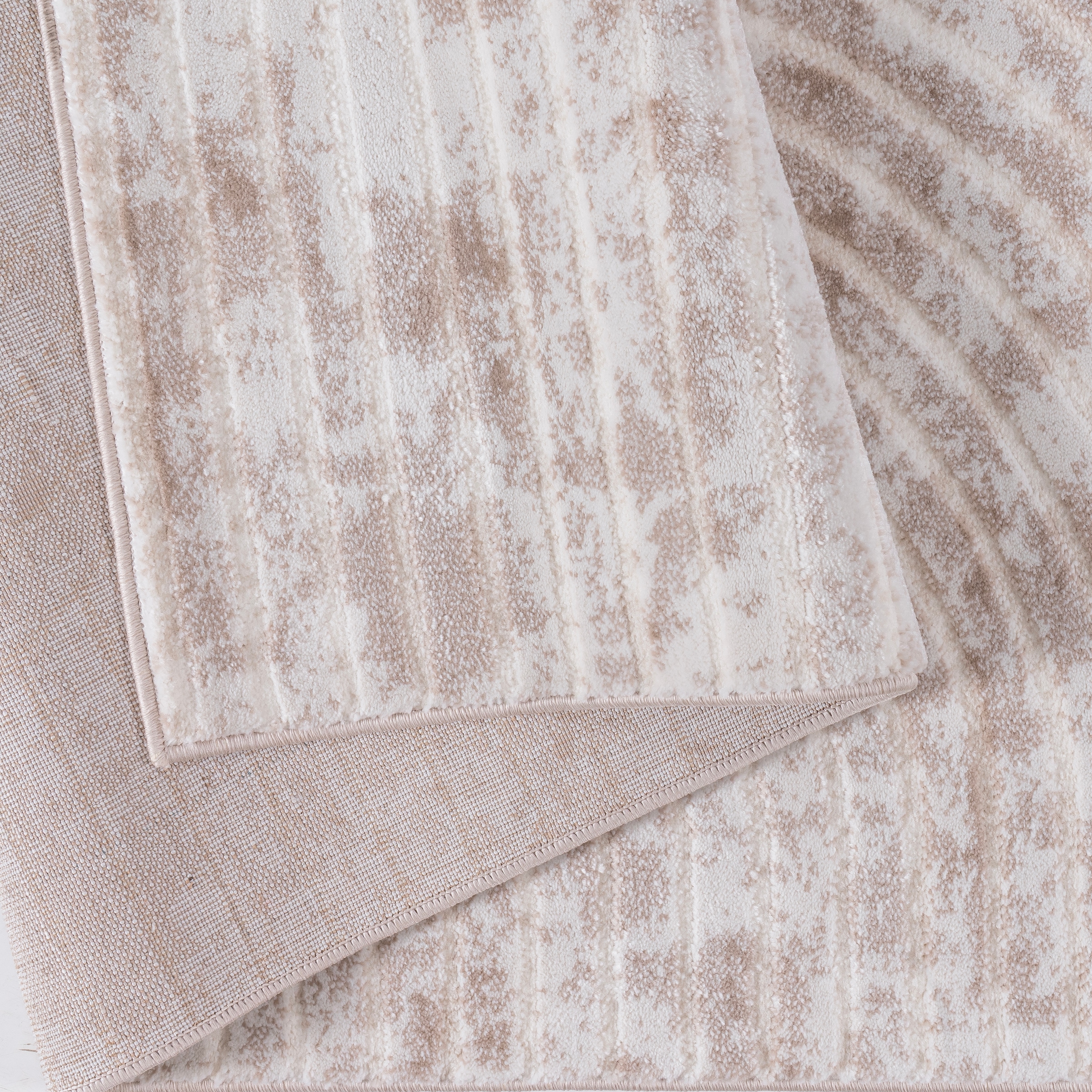 OTTO home Teppich »Luvu«, rechteckig, 12 mm Höhe, Modernes Design mit Boho-Charme, Hoch-Tief-Struktur, dezenter Glanz