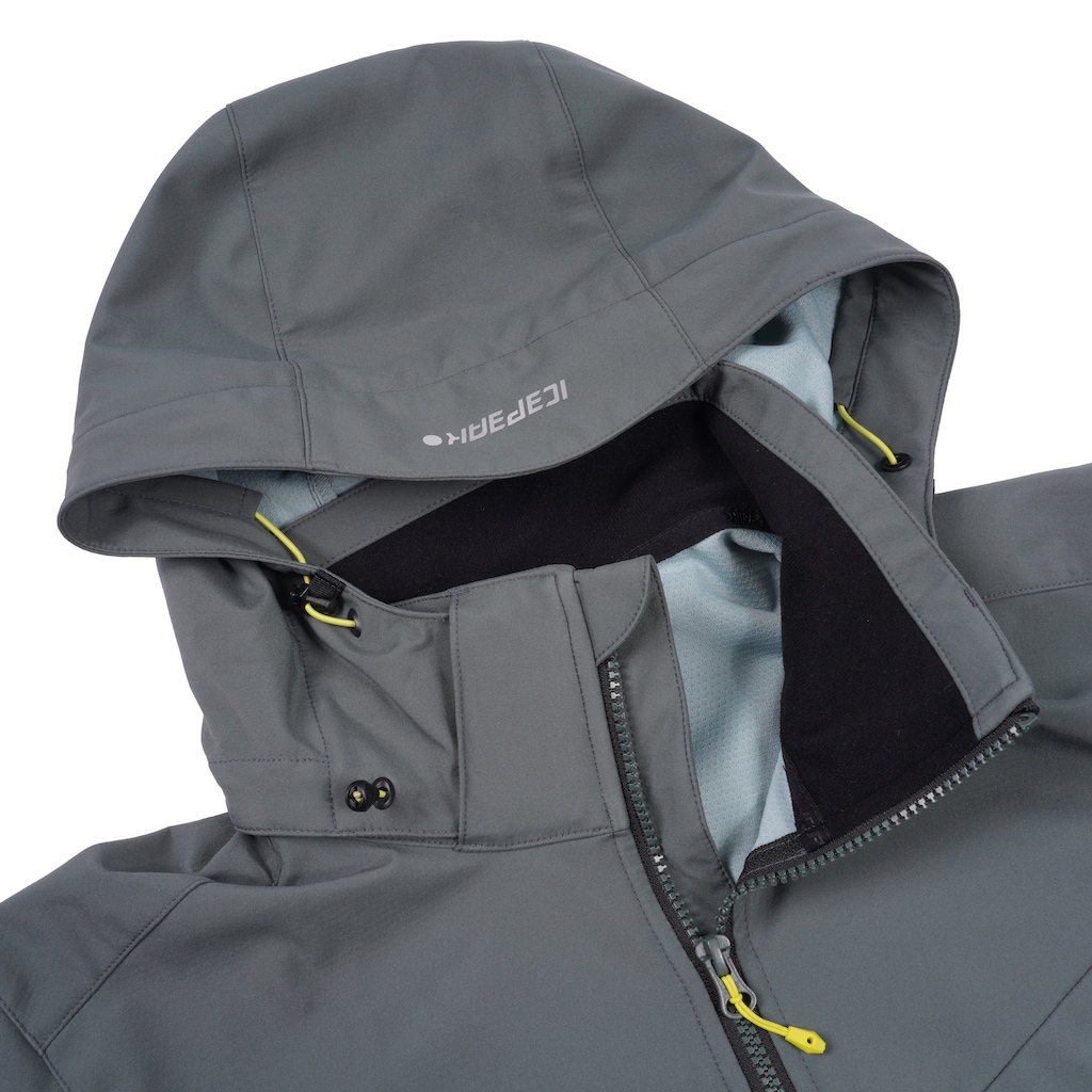 Icepeak Softshelljacke »H SOFTSHELLJACKE BARMSTEDT«, mit Kapuze