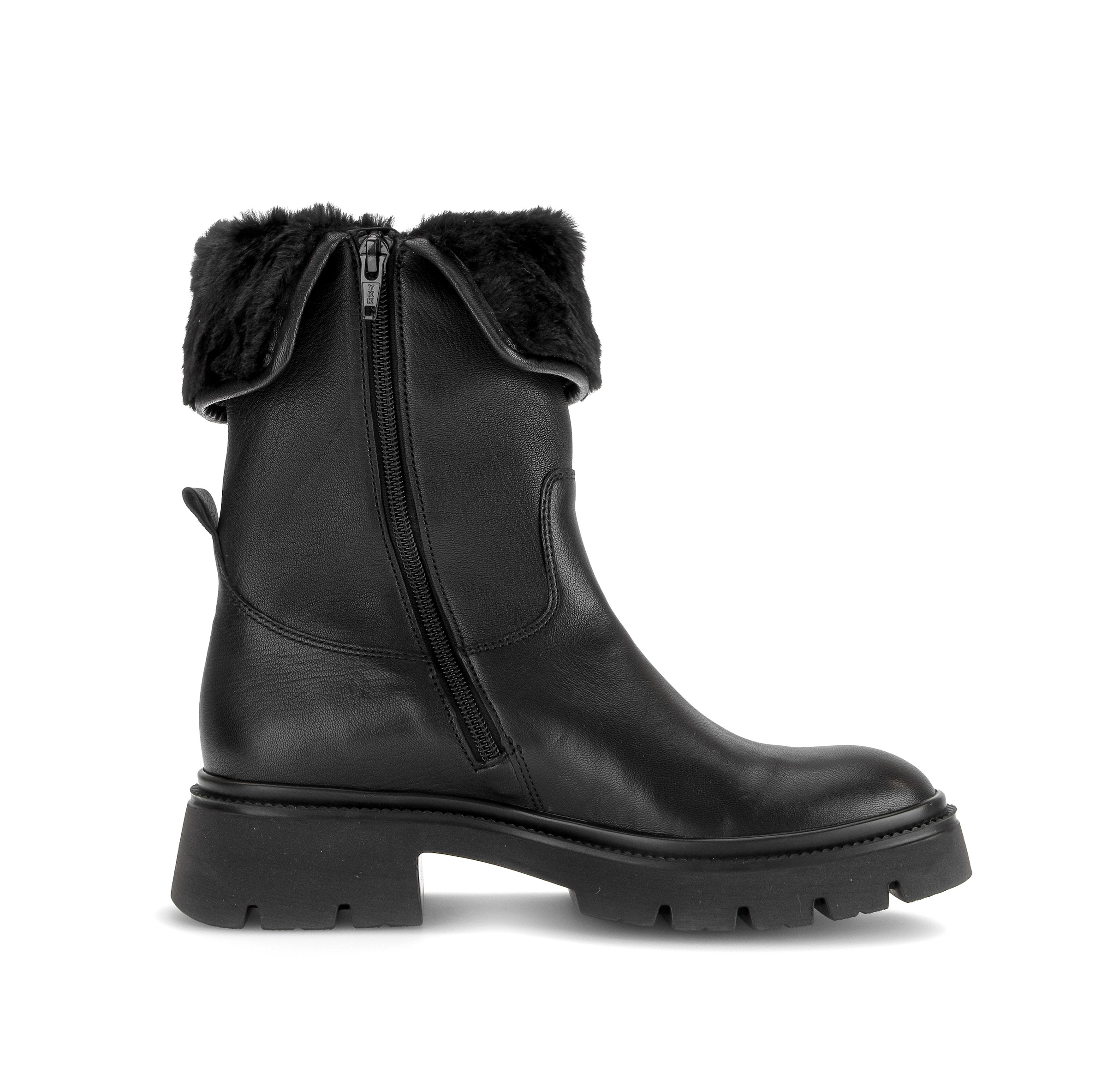 Gabor Winterboots  Blockabstz, Stiefelette mit umschlagbarem Kragen