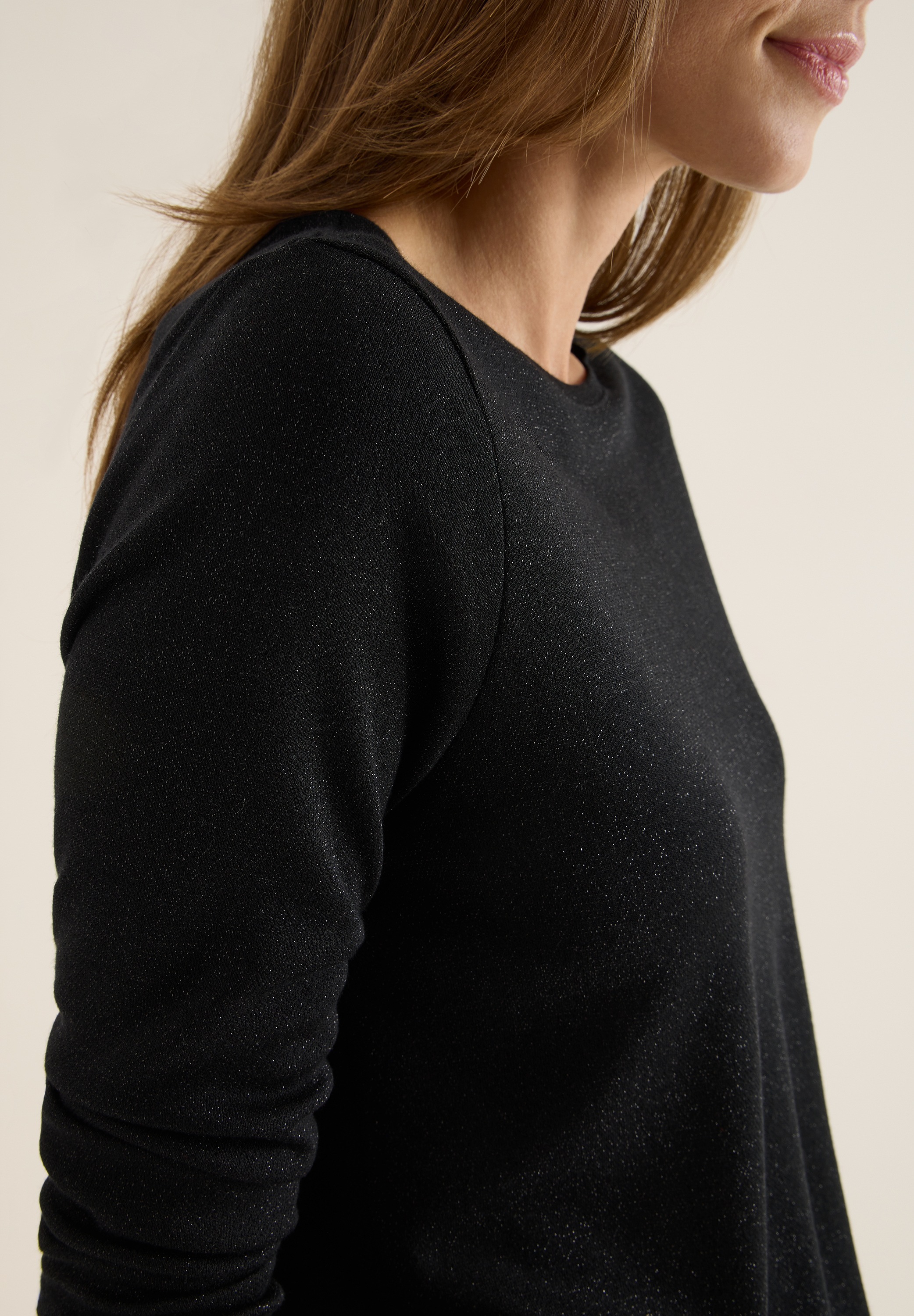 Cecil Langarmshirt im Glitzer-Look