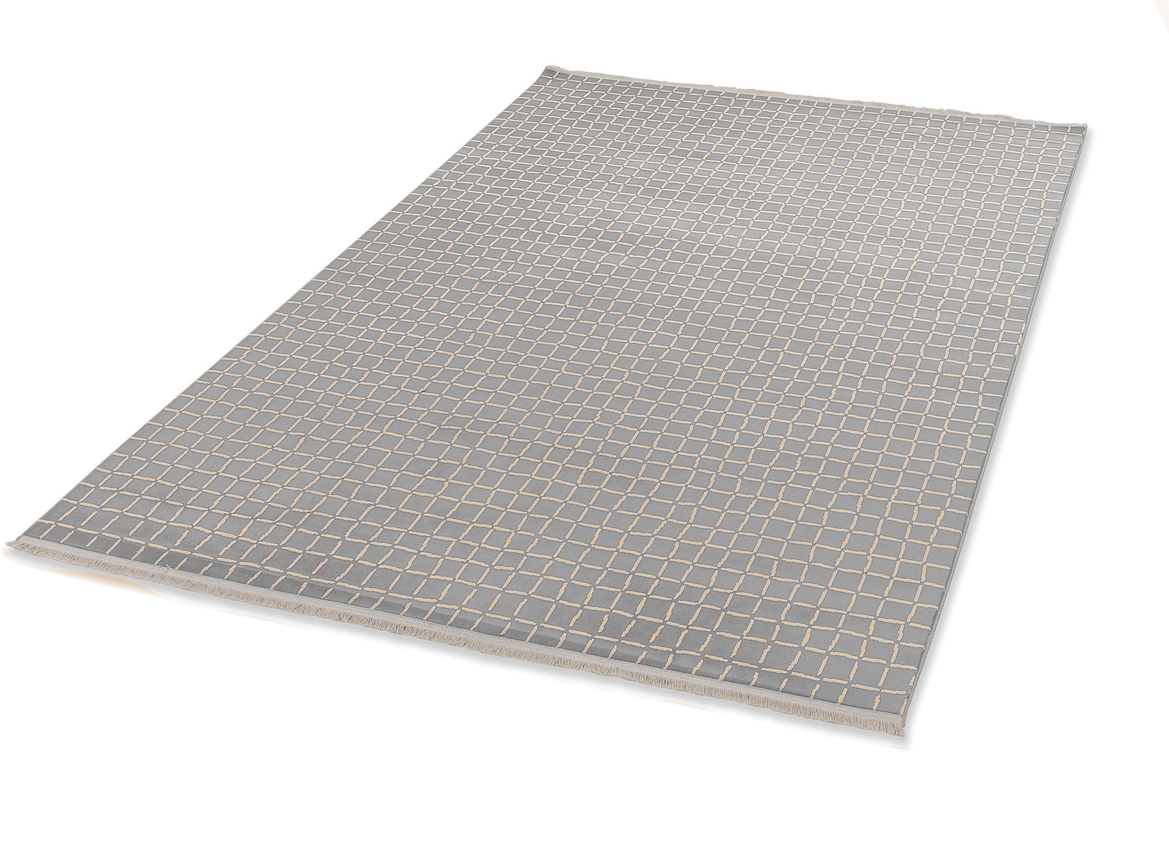 Teppich »Magic 6104«, rechteckig, Hoch Tief Struktur, mit Viskose, weich und glänzend