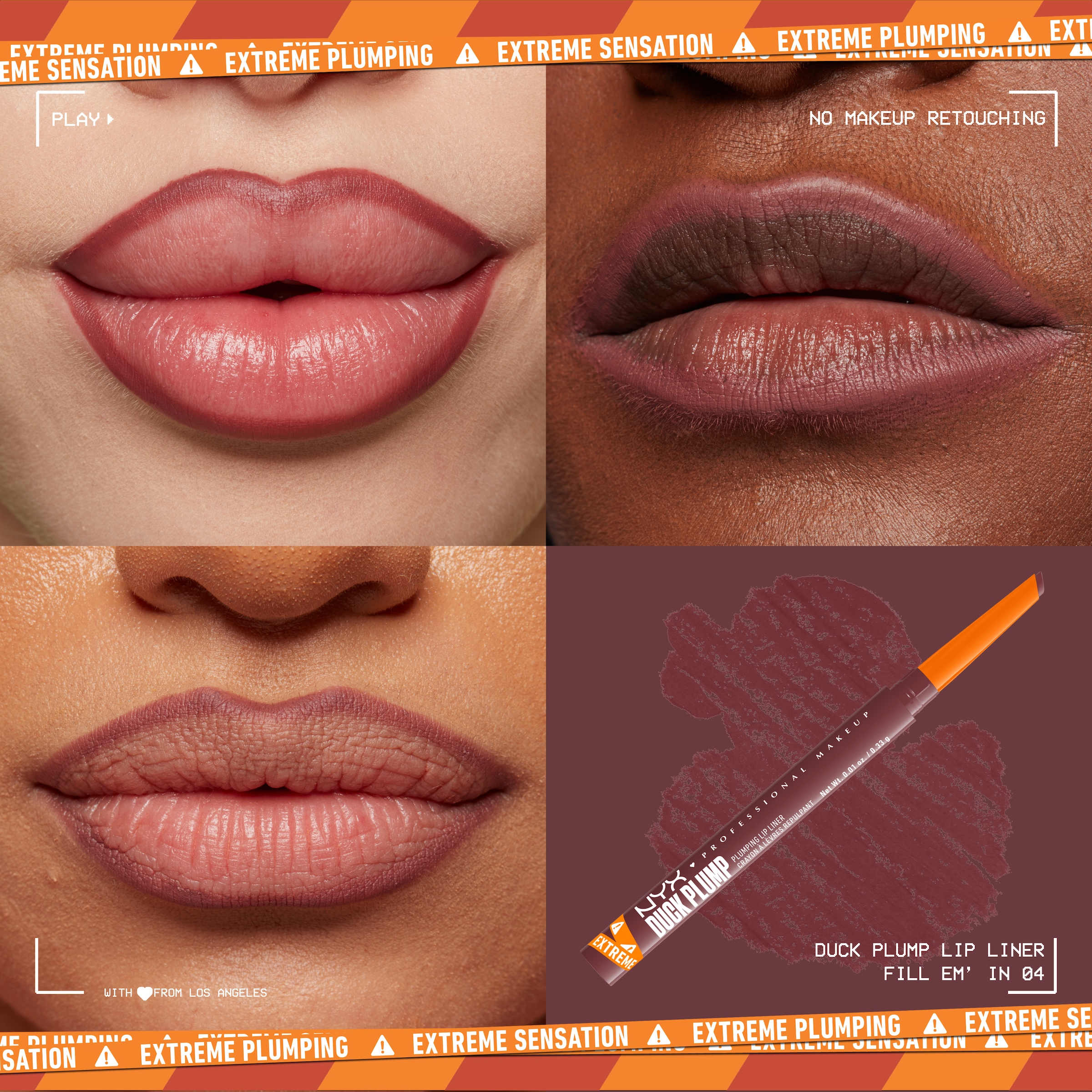 NYX Lippenstift »Professional Makeup Duck Plump Plumping Lip Liner Lippenkonturenstift«