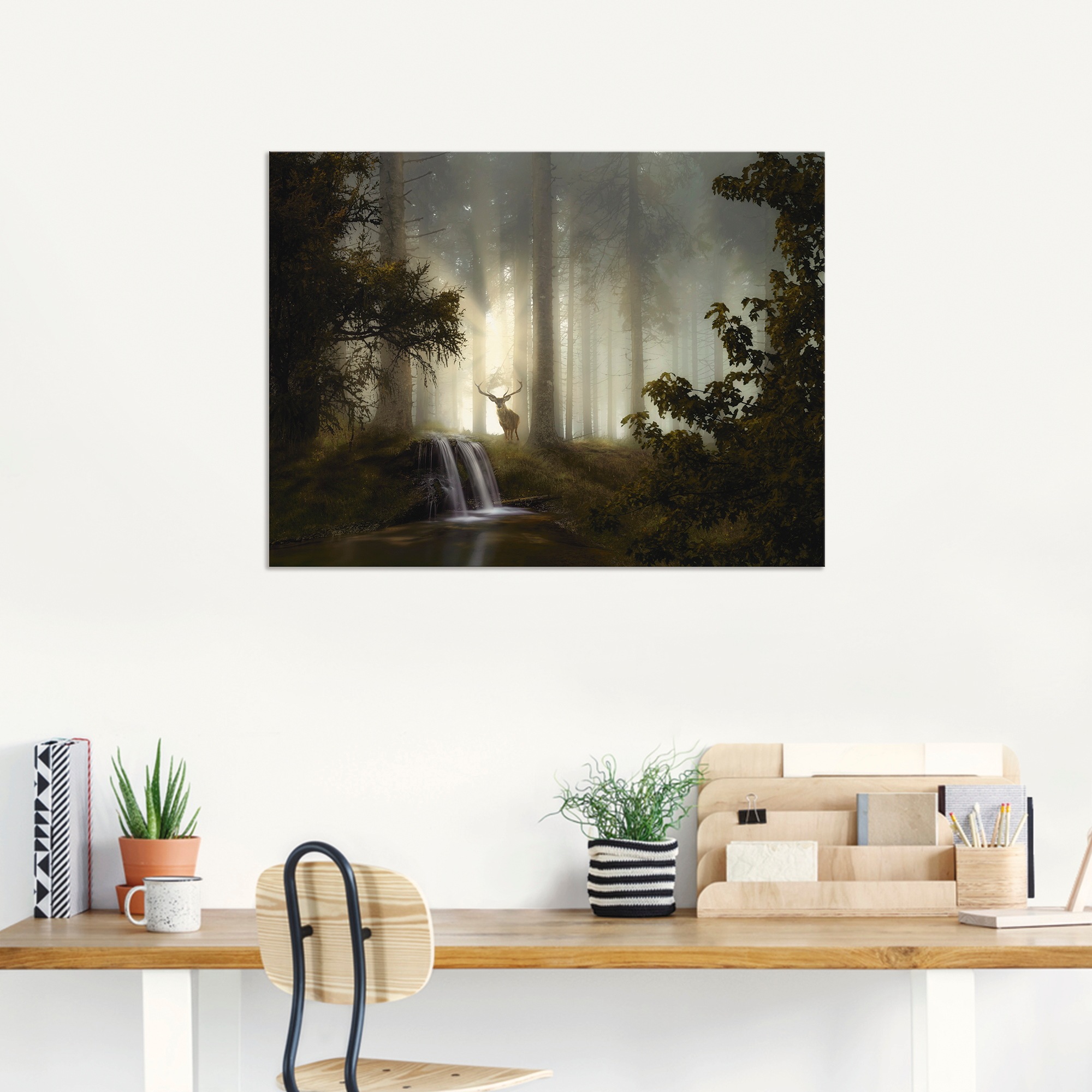 Artland Wandbild "Waldgeheimnisse" 1 Stk. tlg. als Alubild, Leinwandbild, Poster, Wandaufkleber in verschied. Größen