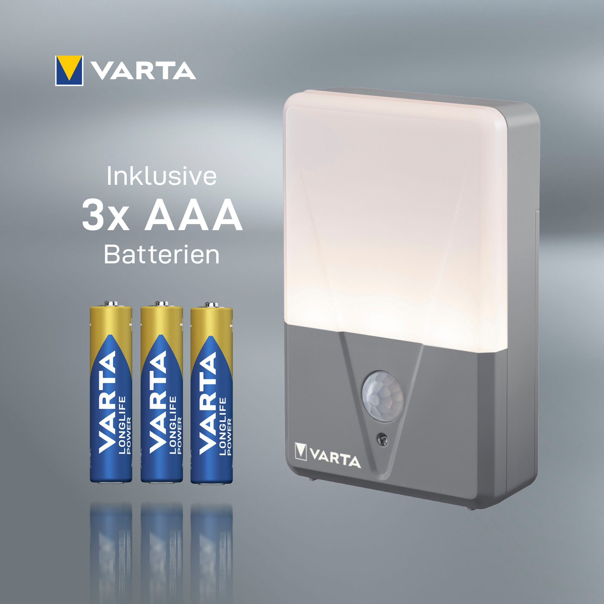 VARTA Taschenlampe »Motion Sensor Night Light 2er-Pack«, (Packung, 2 St.)