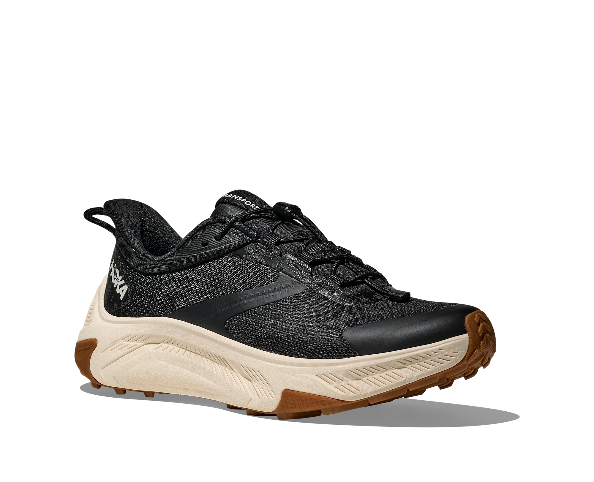 Hoka One One Walkingschuh "Transport 2" für Nordic Walking, atmungsaktives Obermaterial, niedrige Schuhhöhe