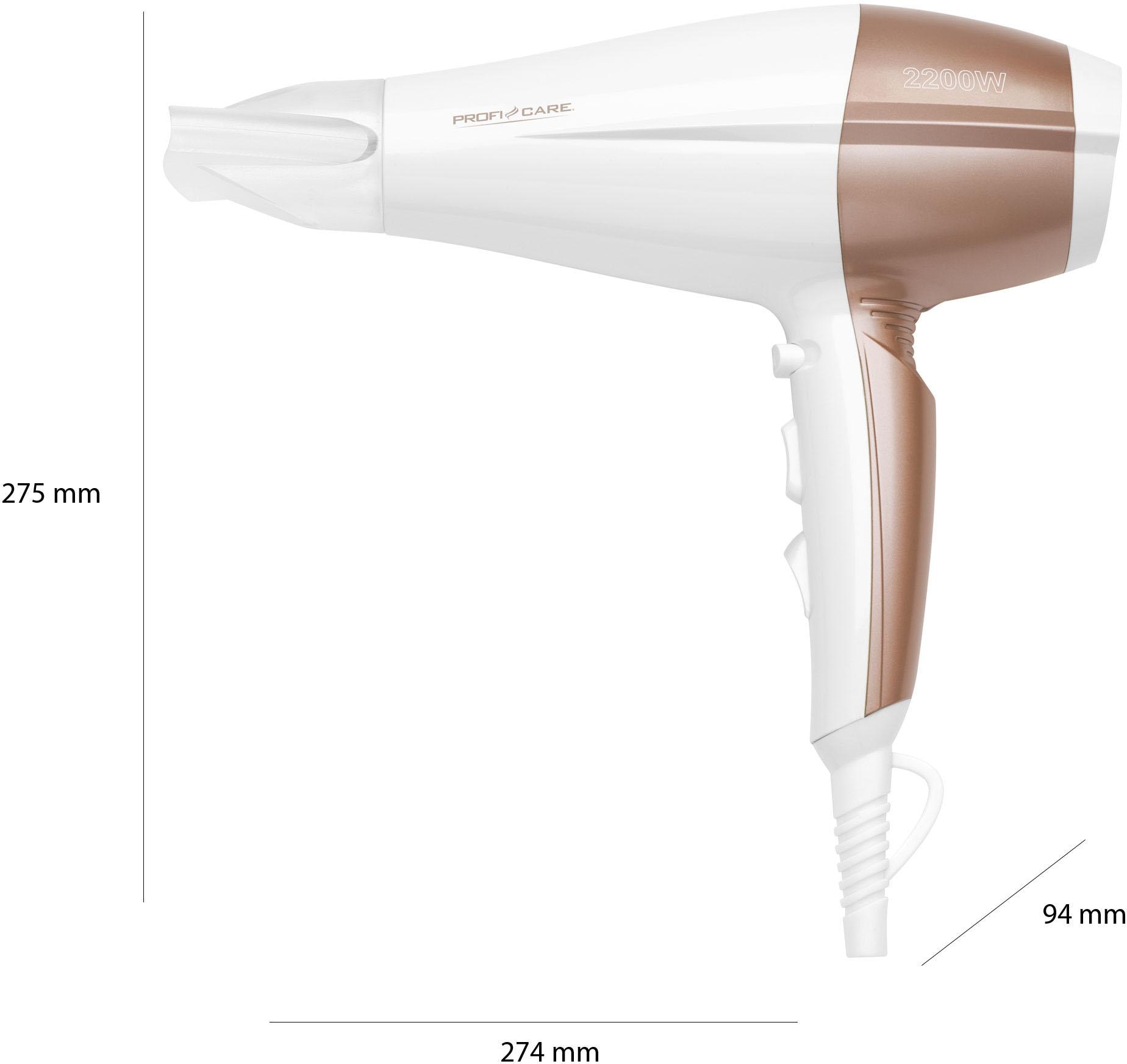 ProfiCare Haartrockner »PC-HT 3010«, 2200 W, 1 Aufsätze