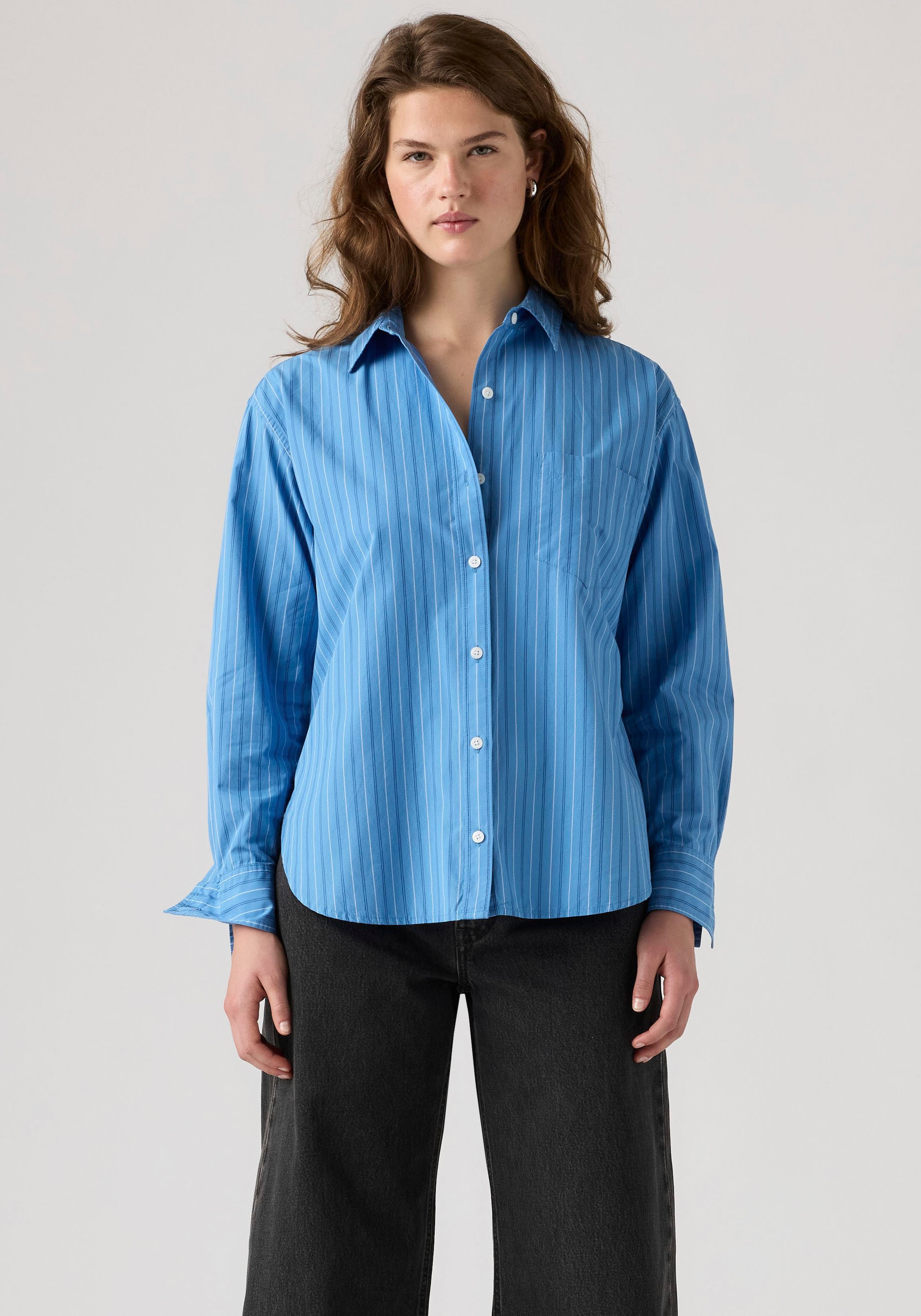 Levis Jeansbluse "HARLIE BOYFRIEND SHIRT" mit Brusttasche
