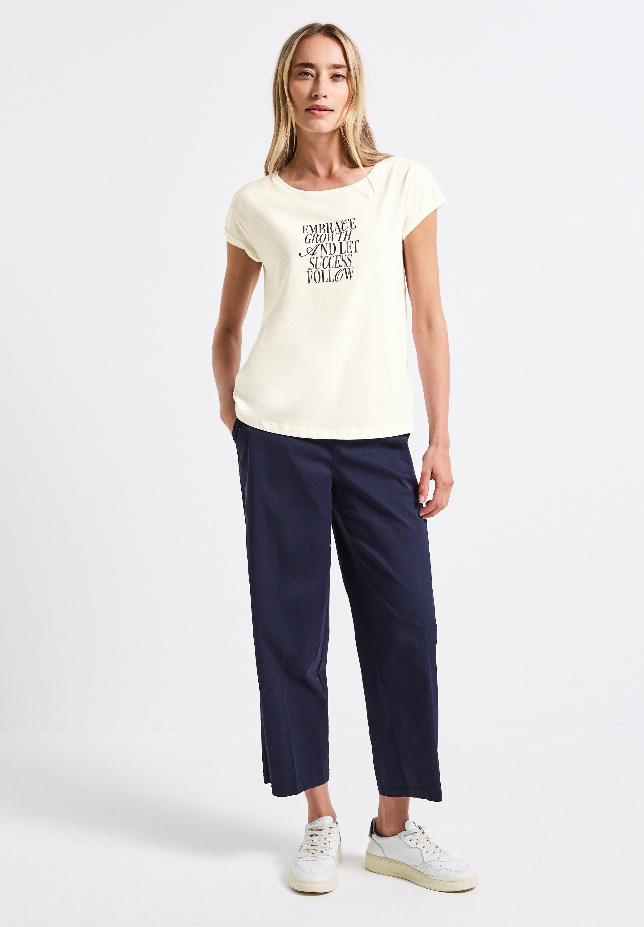 STREET ONE T-Shirt, mit Rundhalsausschnitt