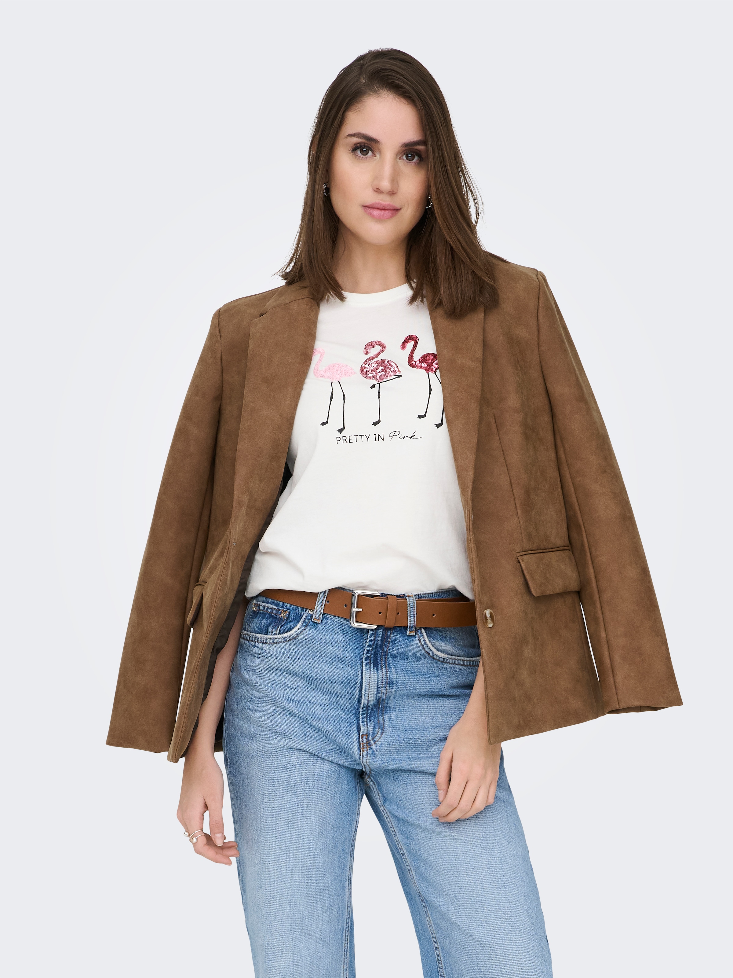 ONLY Kurzarmshirt "ONLKITA S/S TEE JRS NOOS" Baumwolle, regular fit, Rundha günstig online kaufen