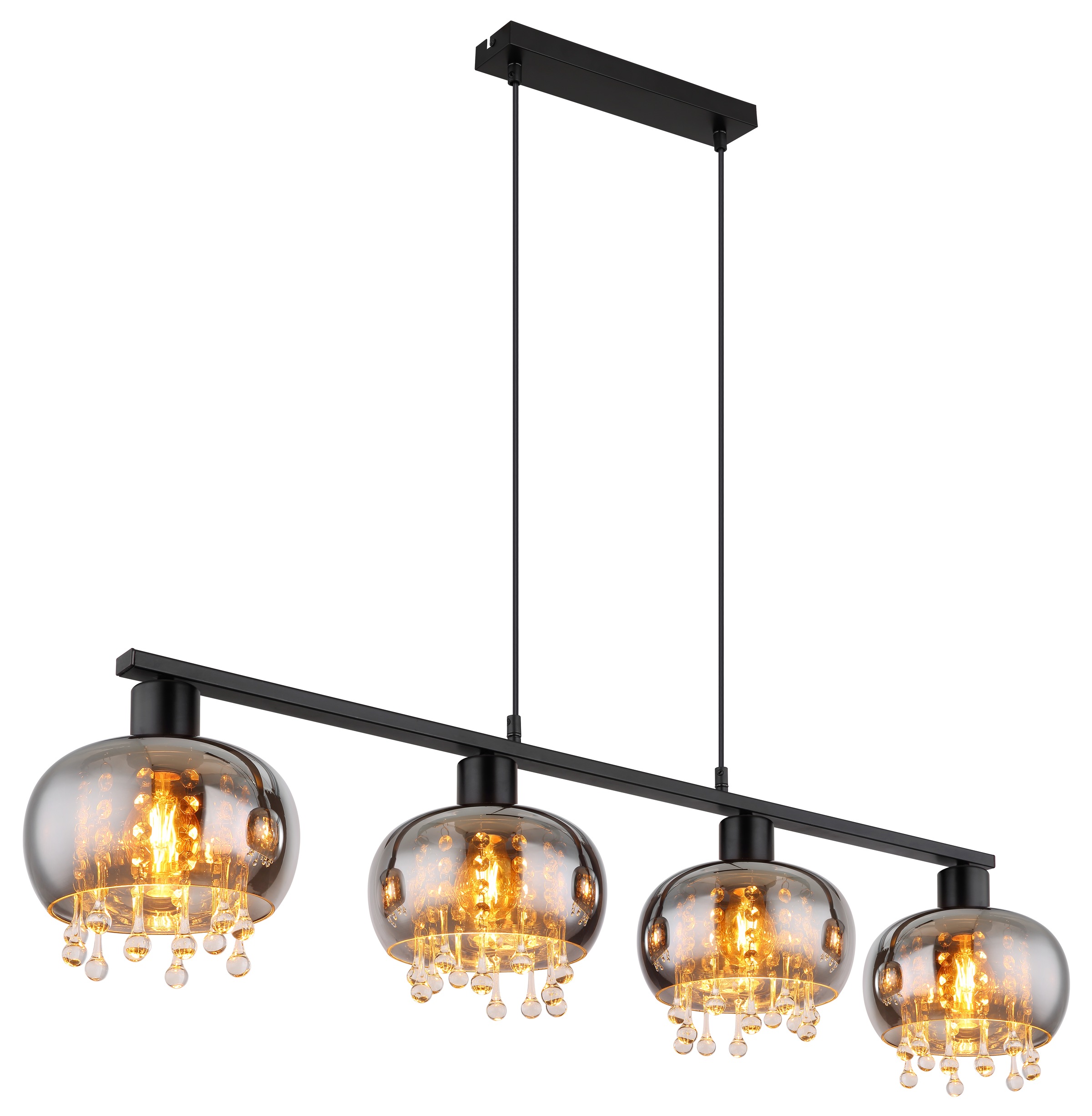 GLOBO LIGHTING Hängeleuchte »CORRY«, Leuchtmittel E27 | ohne Leuchtmittel, Hängelampe/Pendelleuchte/Esszimmer/Wohnzimmer/Esstisch
