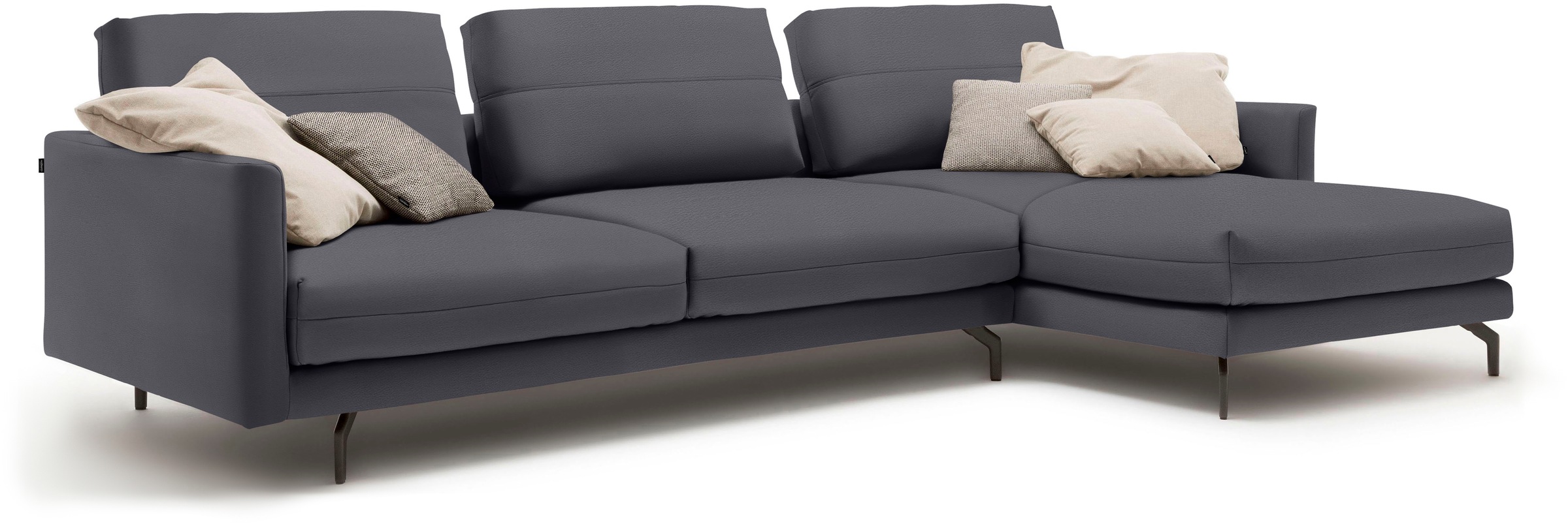 Creation BY ROLF BENZ Ecksofa »CR.414, Designecksofa, Polsterecke, L-Form«, wahlweise aus feinstem Rindsleder oder hochwertigem Chenille