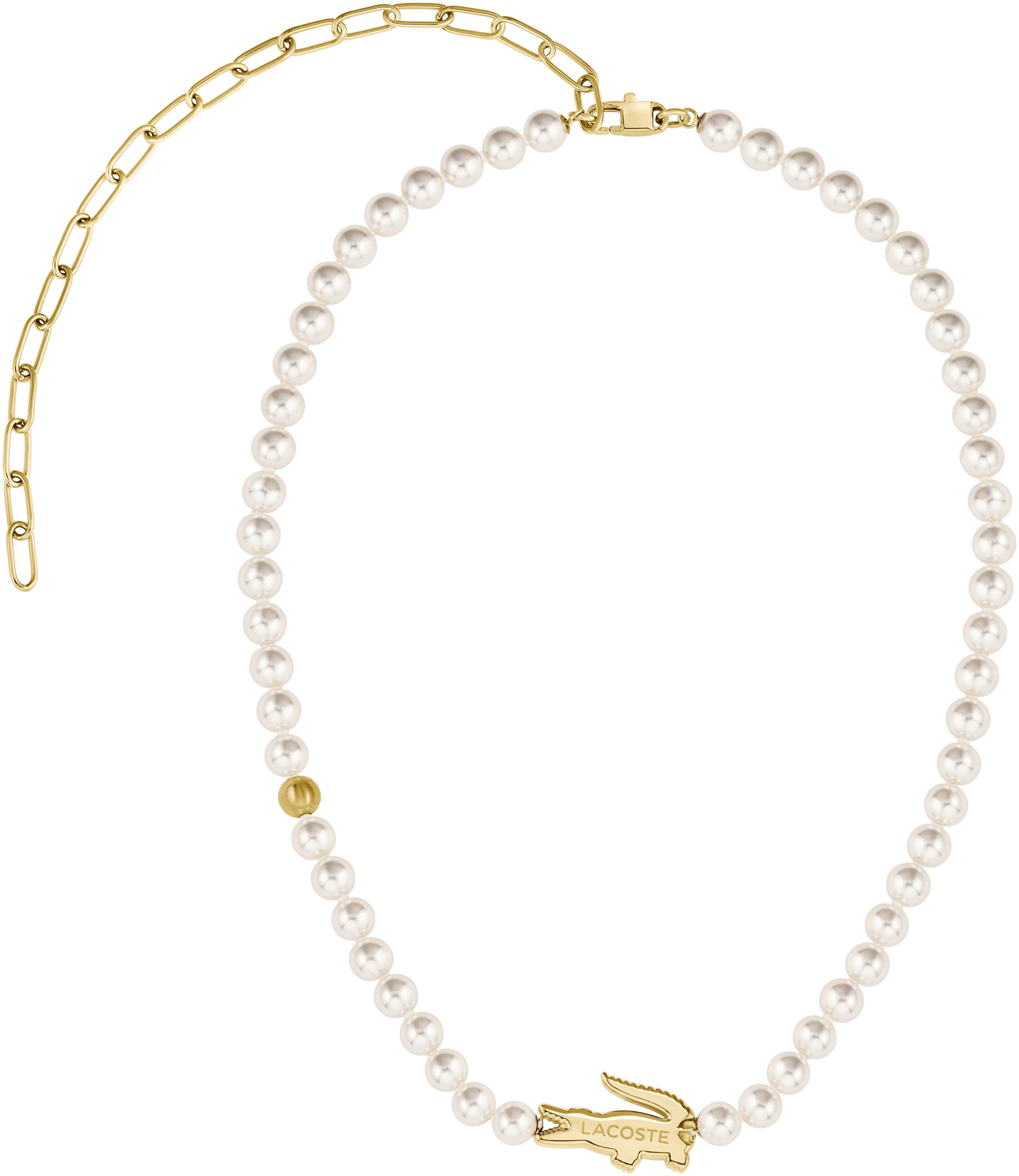 Lacoste Perlenkette »MATCHPOINT, 2040429«, mit Perle (imitiert)