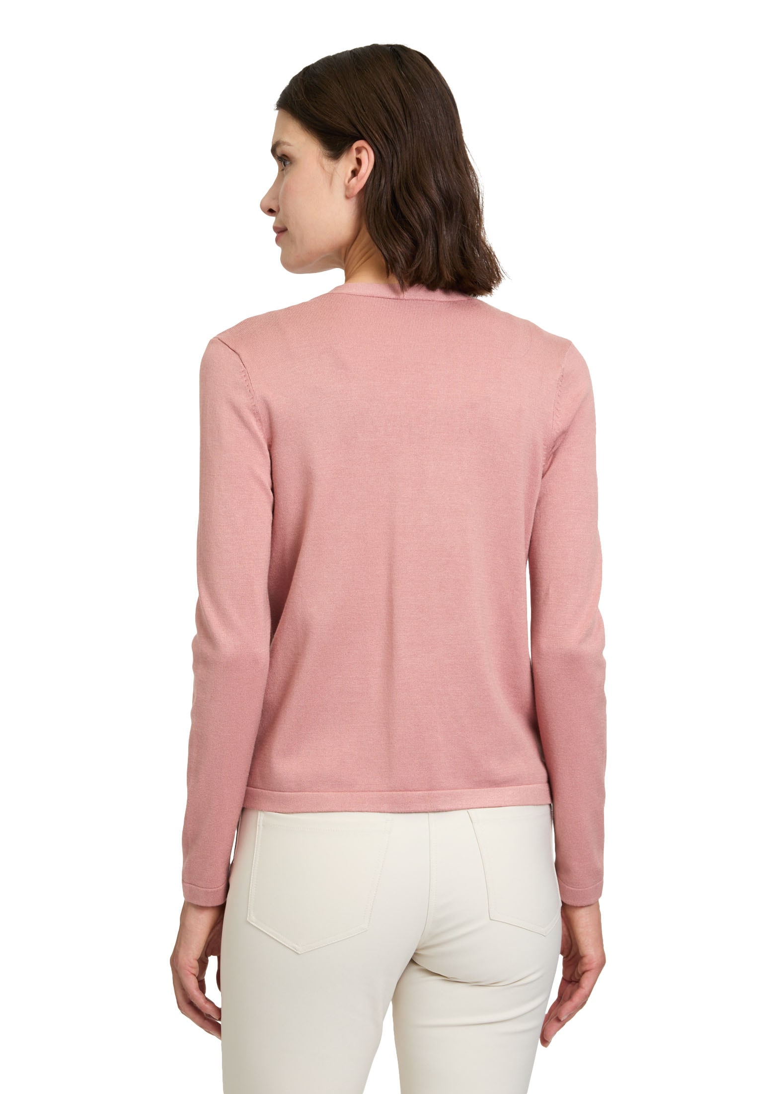 Betty Barclay Strickjacke »Betty Barclay Feinstrickjacke mit V-Ausschnitt«, Material