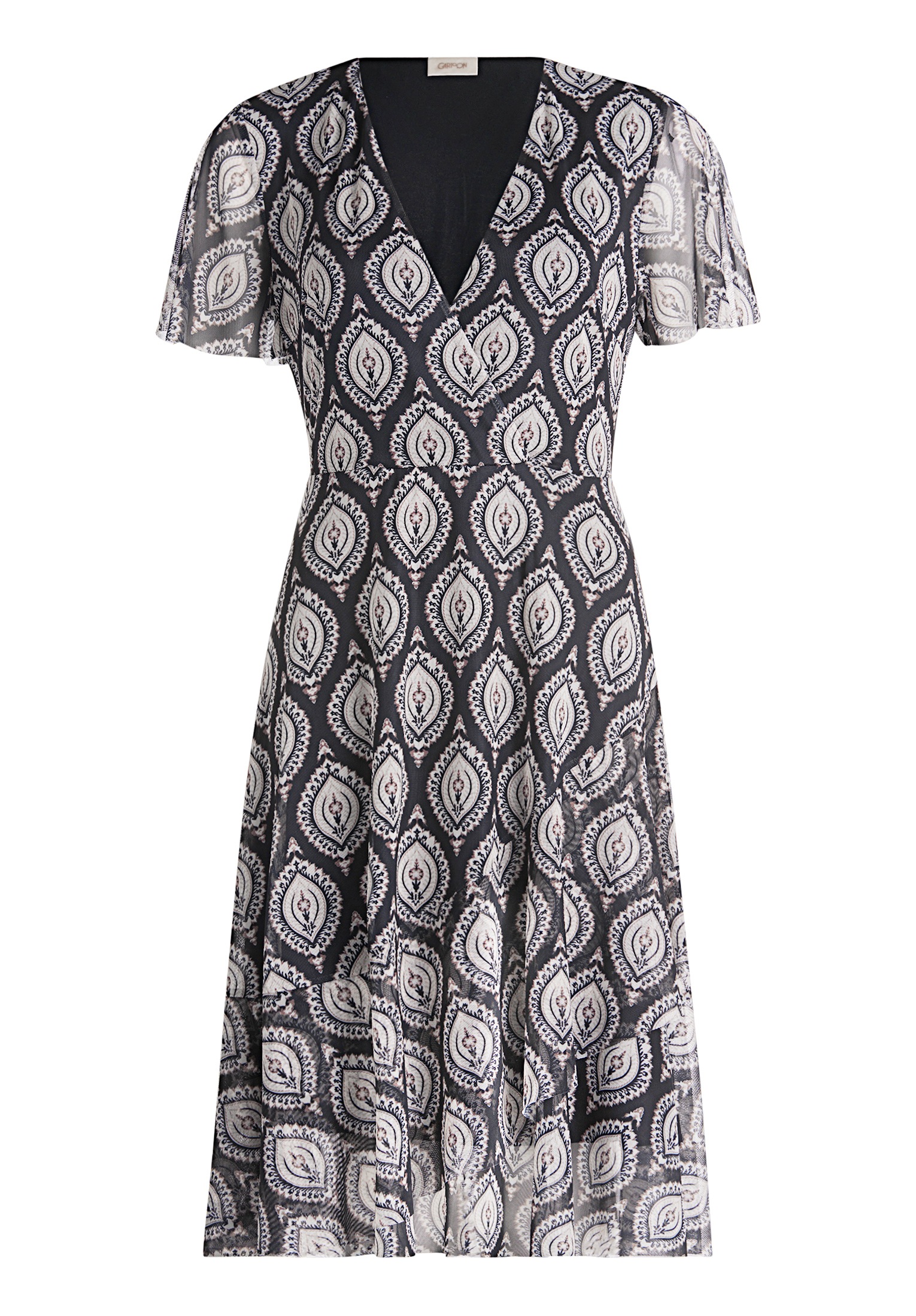 Cartoon Volantkleid "Damen mit Rüschen" Ohne Tasche günstig online kaufen