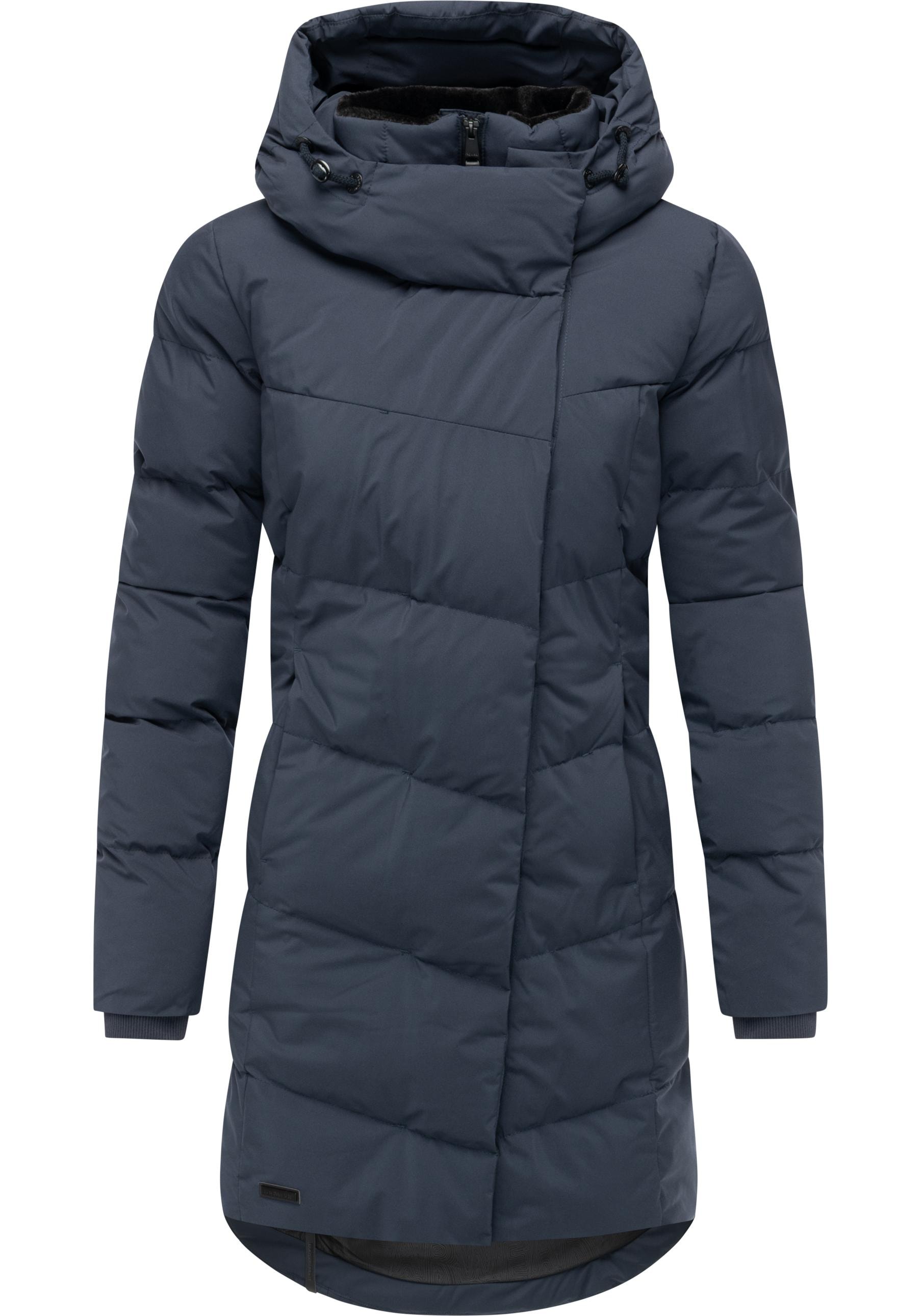 Ragwear Wintermantel "Pavla Soft YOUMODO" Wasserdichter Steppmantel mit Fleecekragen