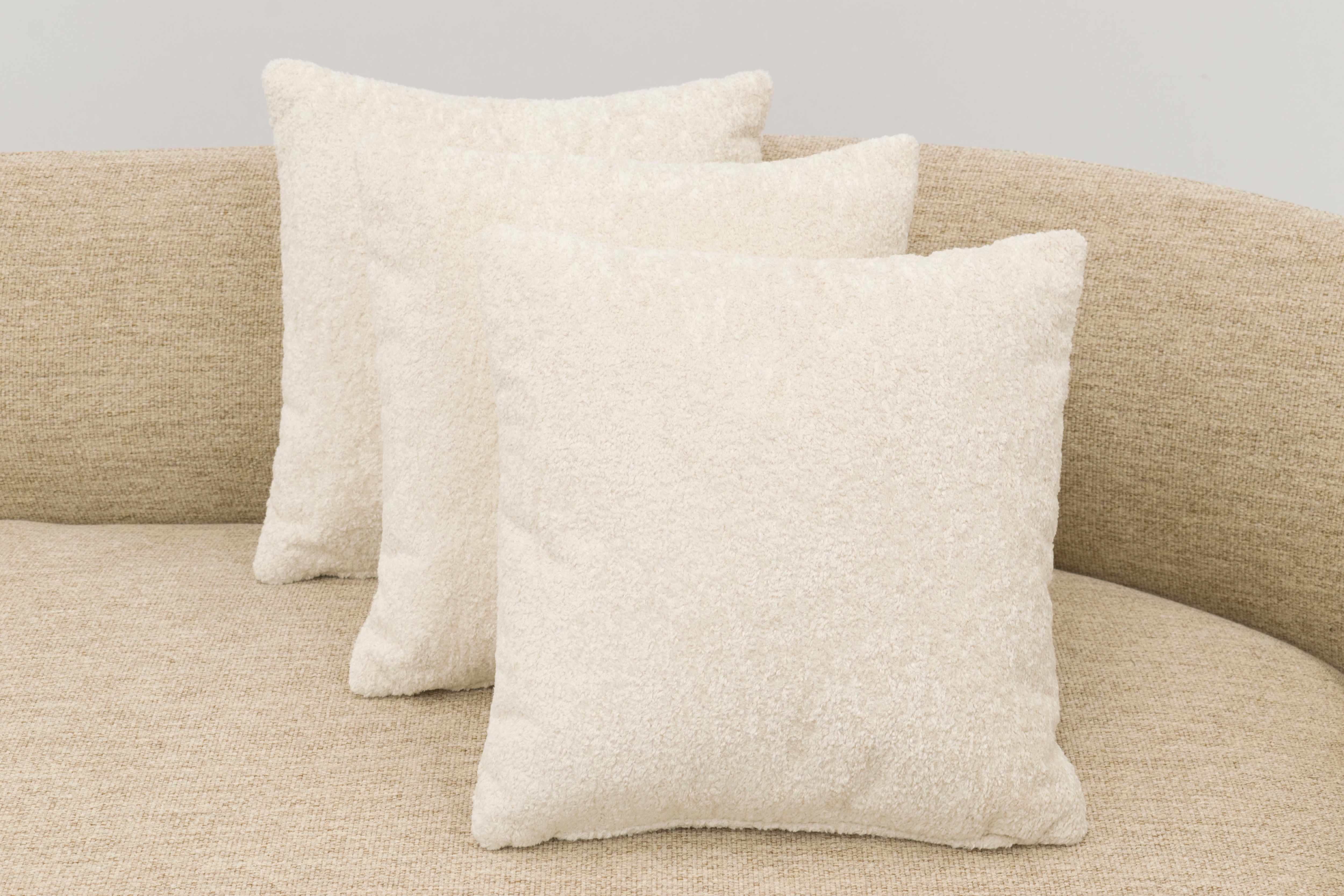 OTTO home Dekokissen "Lolland" Dekokissen mit Füllung, Sofakissen 3er Set 40x40cm