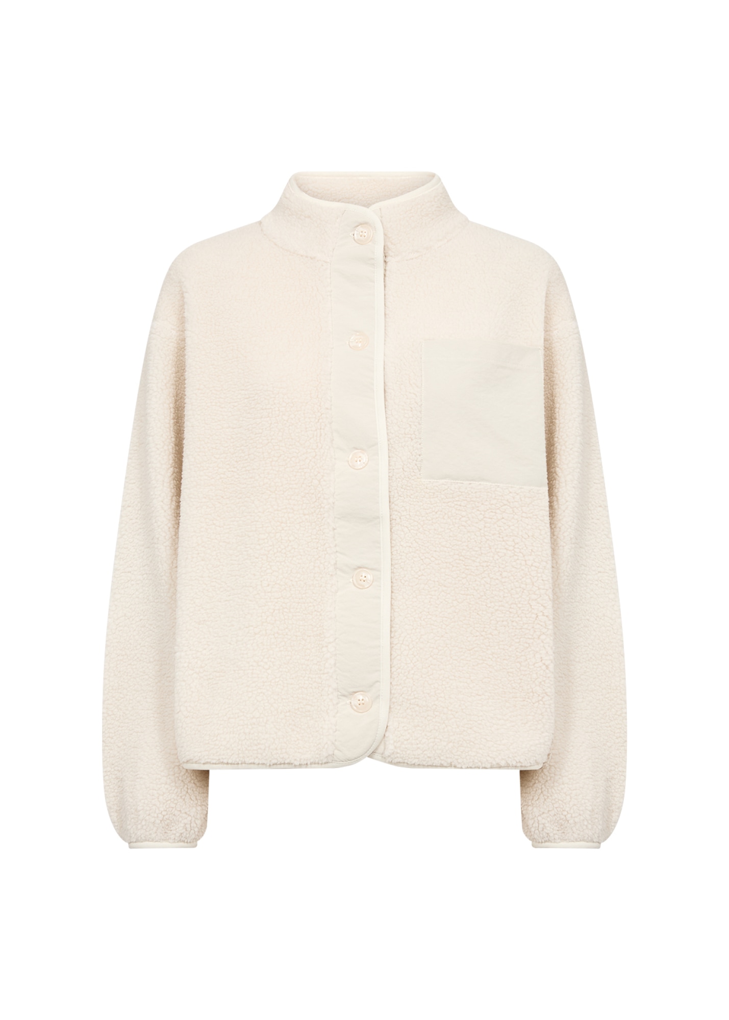 soyaconcept Plüschjacke »SC-ONYX 15« Kunstfaser