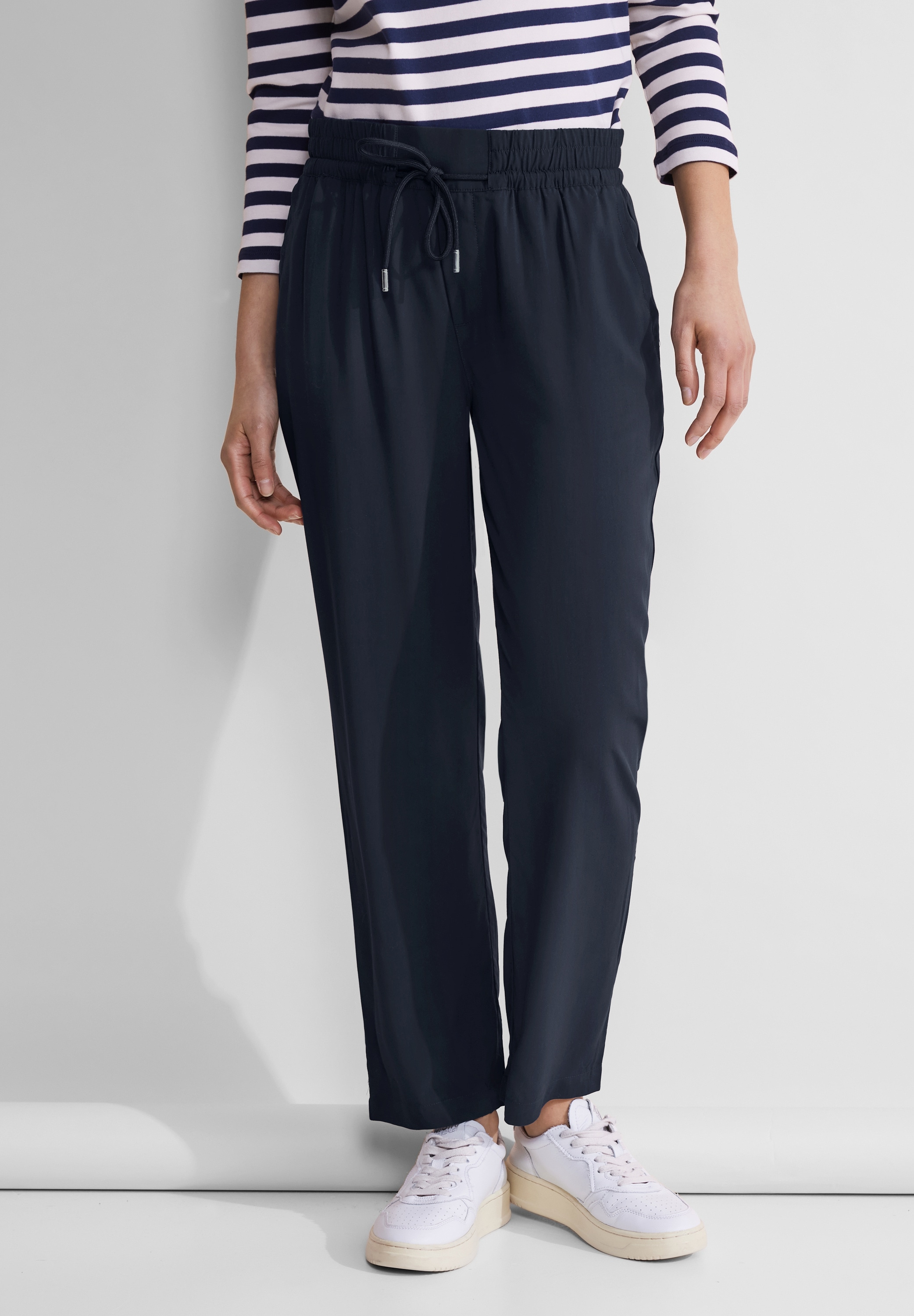 STREET ONE Röhrenhose, Middle Waist