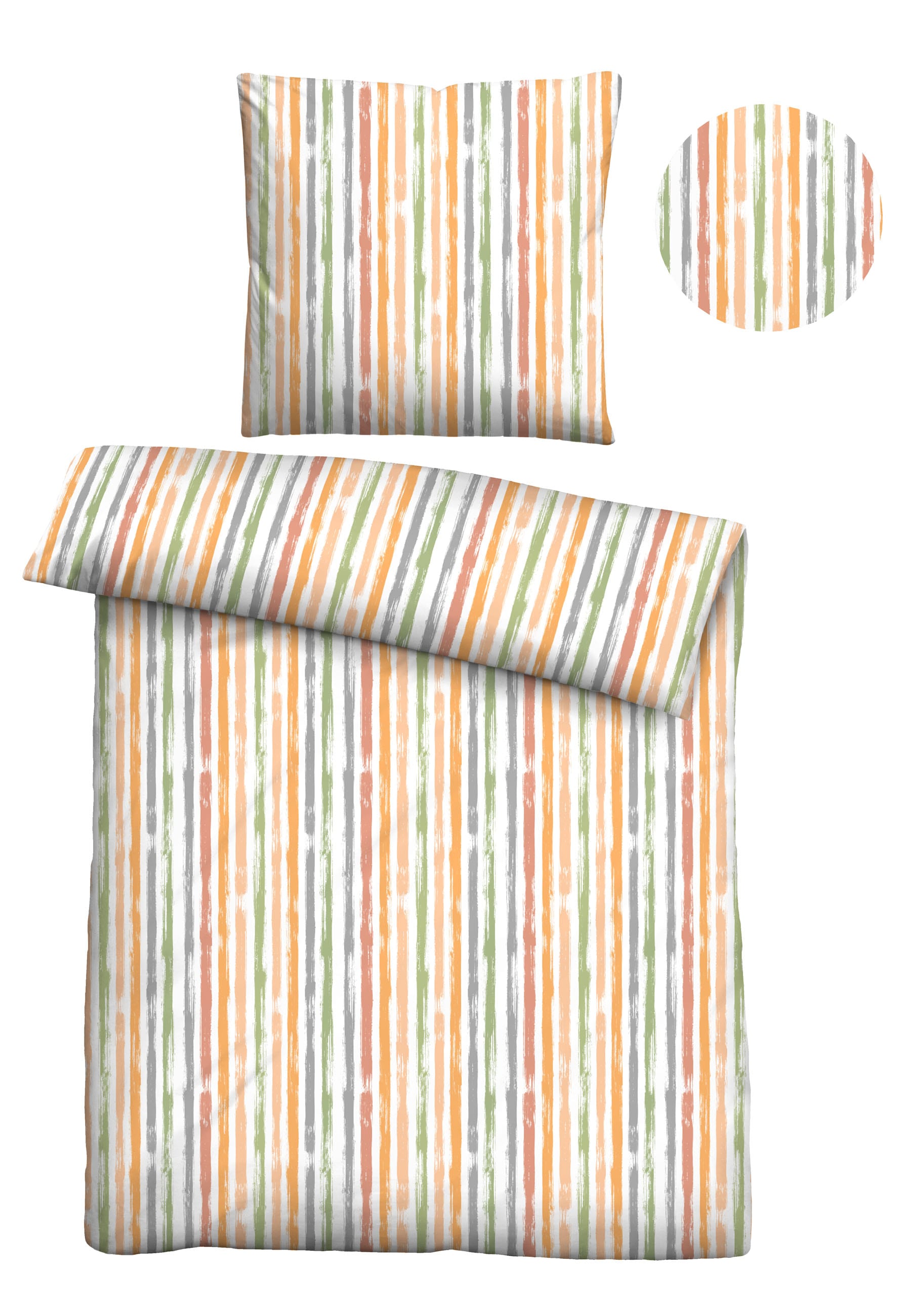 Castell - Markenbettwäsche Bettwäsche "0020372" 2 Stk. absolut bügelfrei, 1 günstig online kaufen