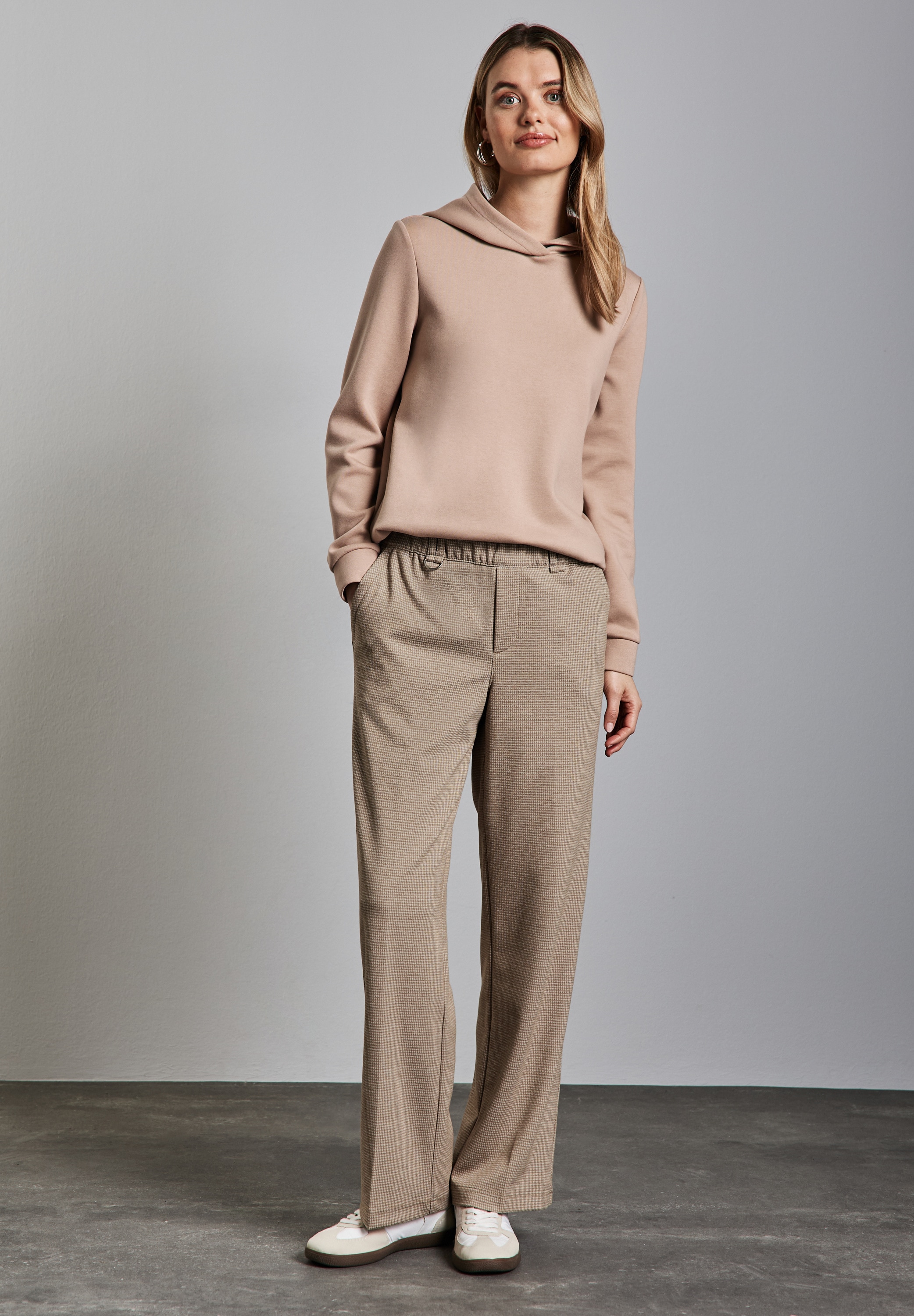 STREET ONE Stoffhose, High Waist
