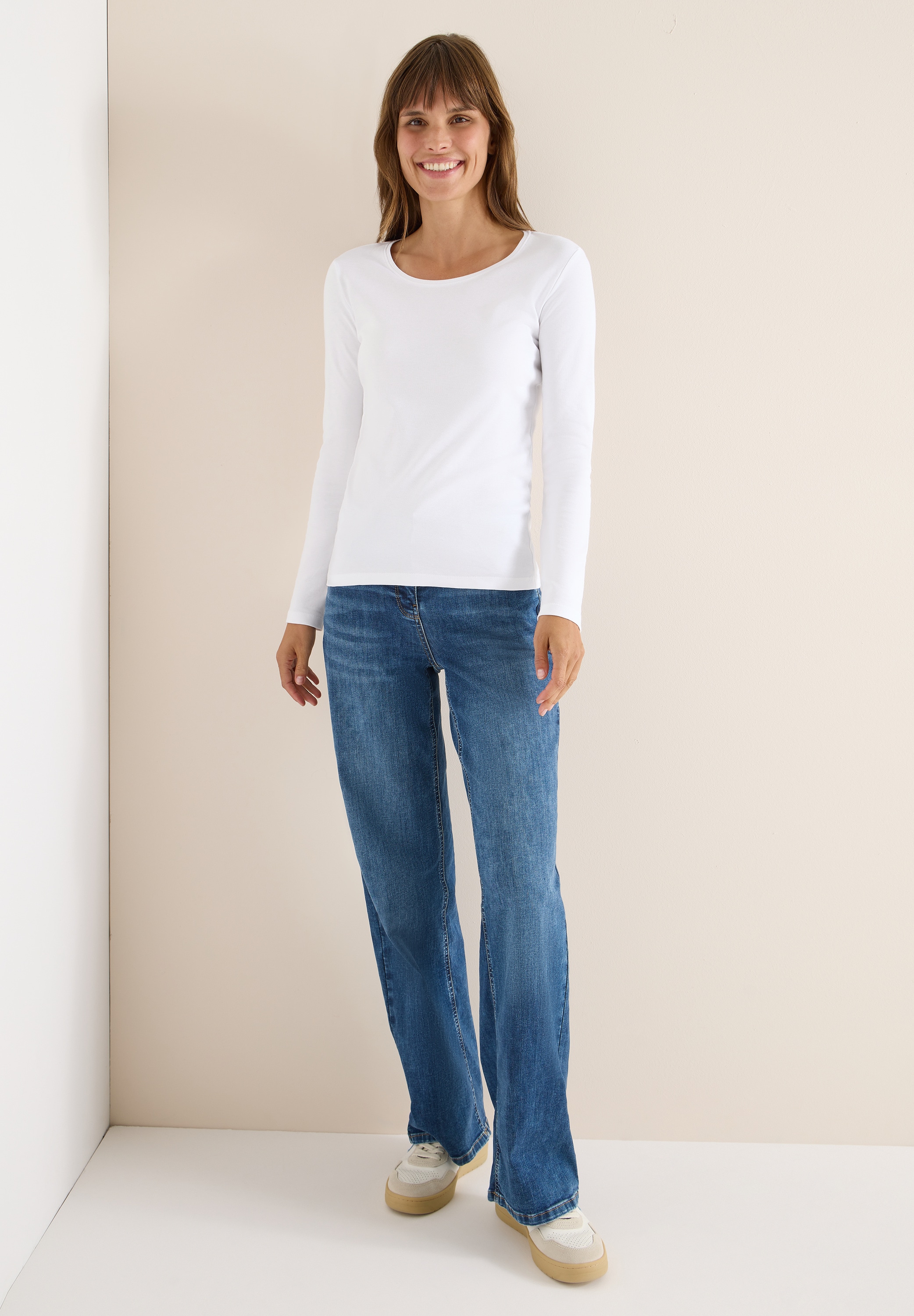 Thumbnail - Cecil Langarmshirt Basic