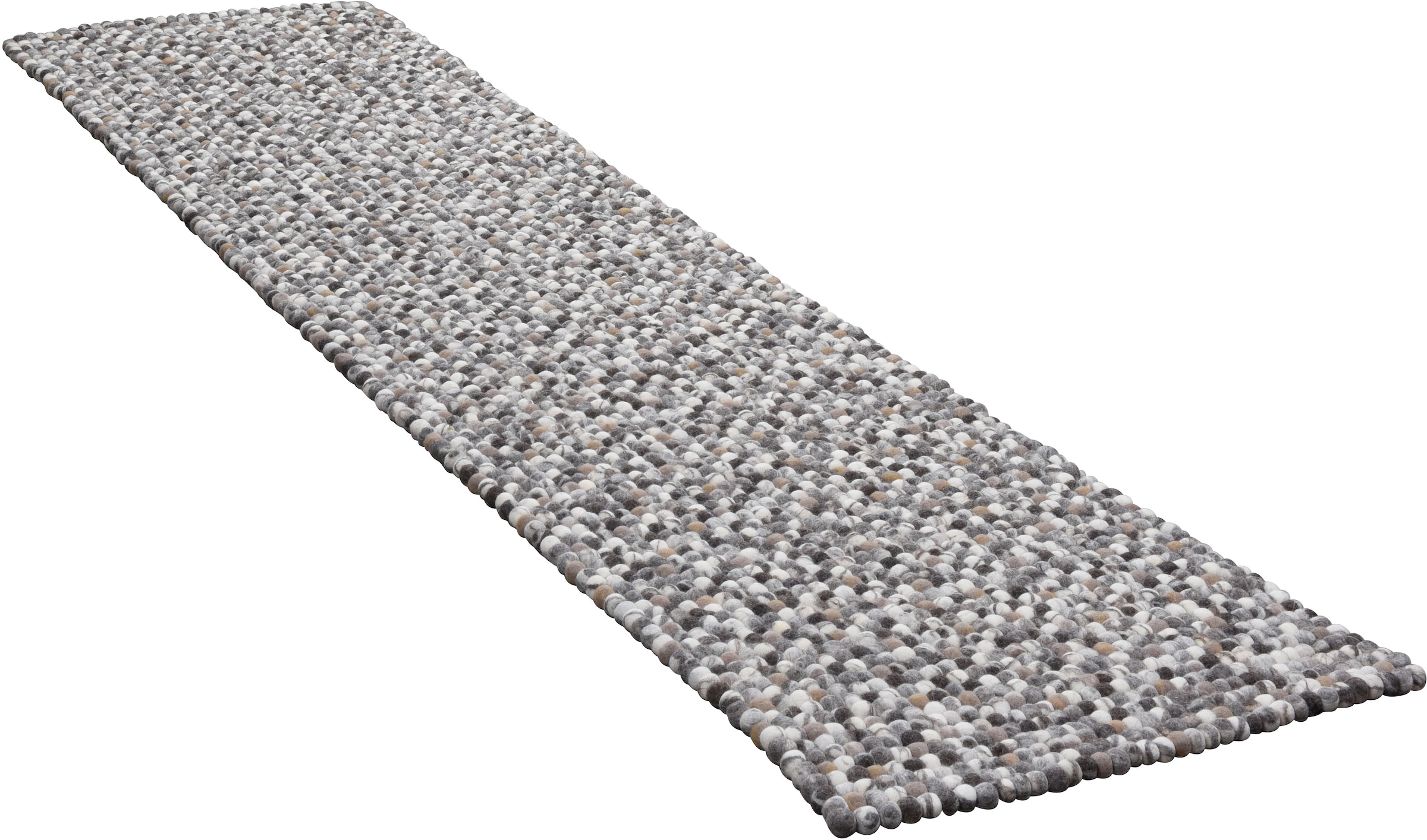 THEKO Wollteppich "Felty 2.2" rechteckig 22 Höhe Filzkugel-Teppich, reine W günstig online kaufen